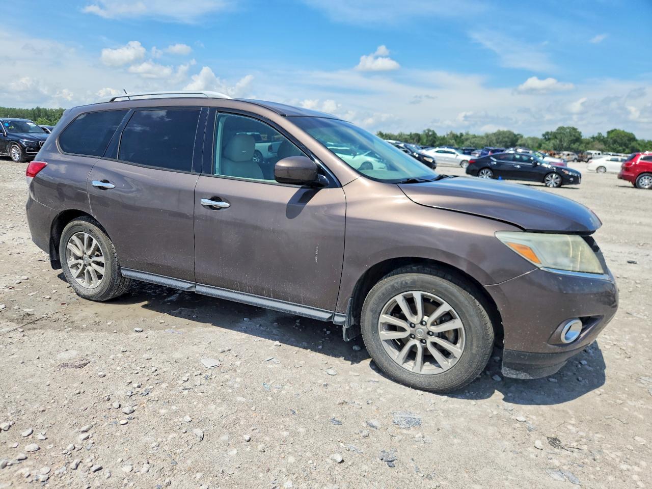 2015 Nissan Pathfinder Sv Gray vin: 5N1AR2MM1FC721076