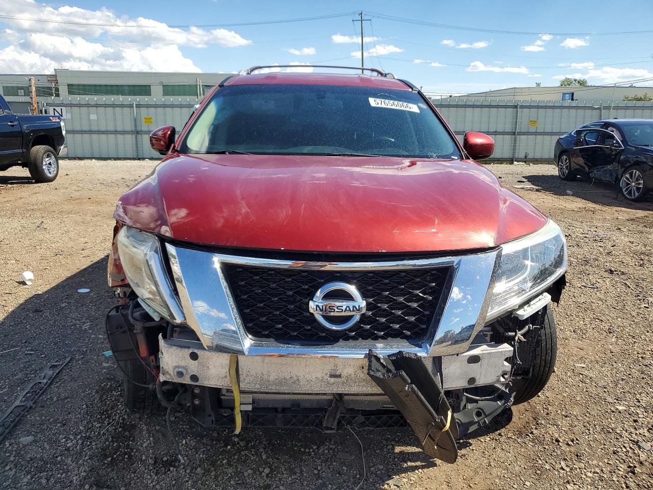 2013 Nissan Pathfinder S Бордовый vin: 5N1AR2MM2DC612493
