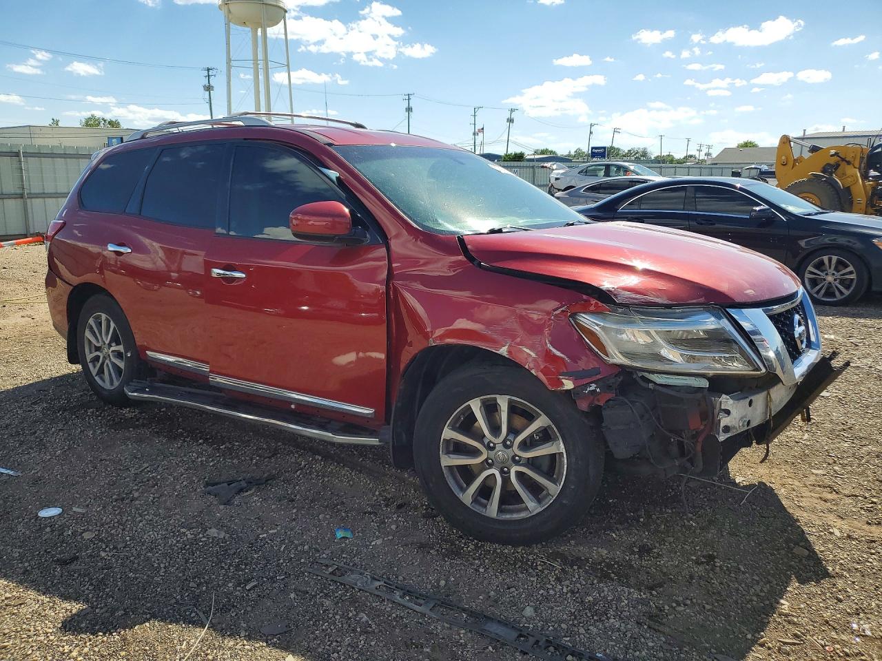 2013 Nissan Pathfinder S Бордовый vin: 5N1AR2MM2DC612493