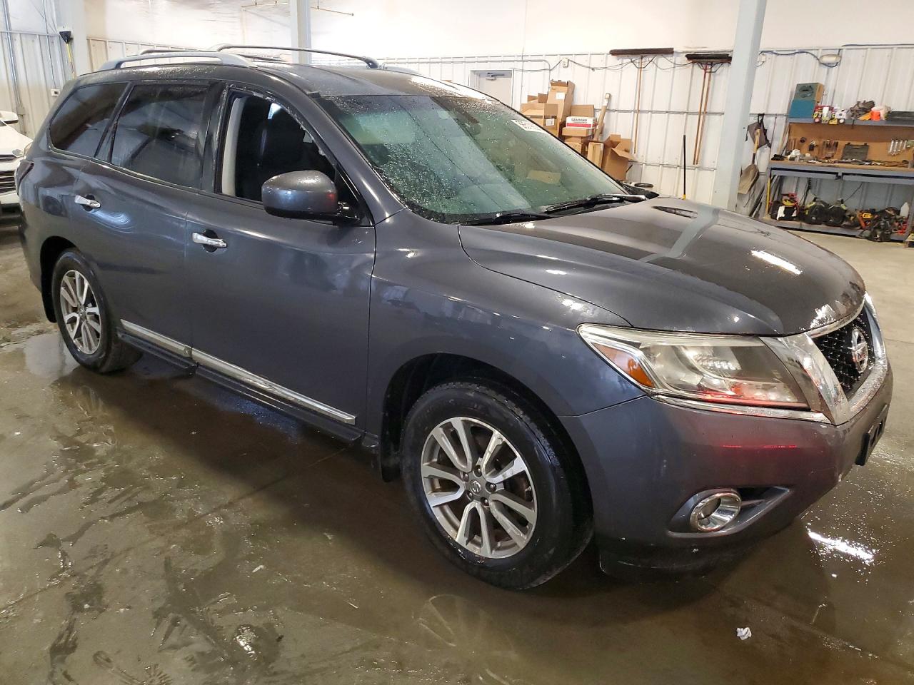 2013 Nissan Pathfinder S Blue vin: 5N1AR2MM2DC630931