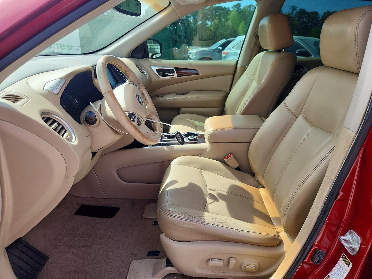 2013 Nissan Pathfinder S Red vin: 5N1AR2MM2DC633005