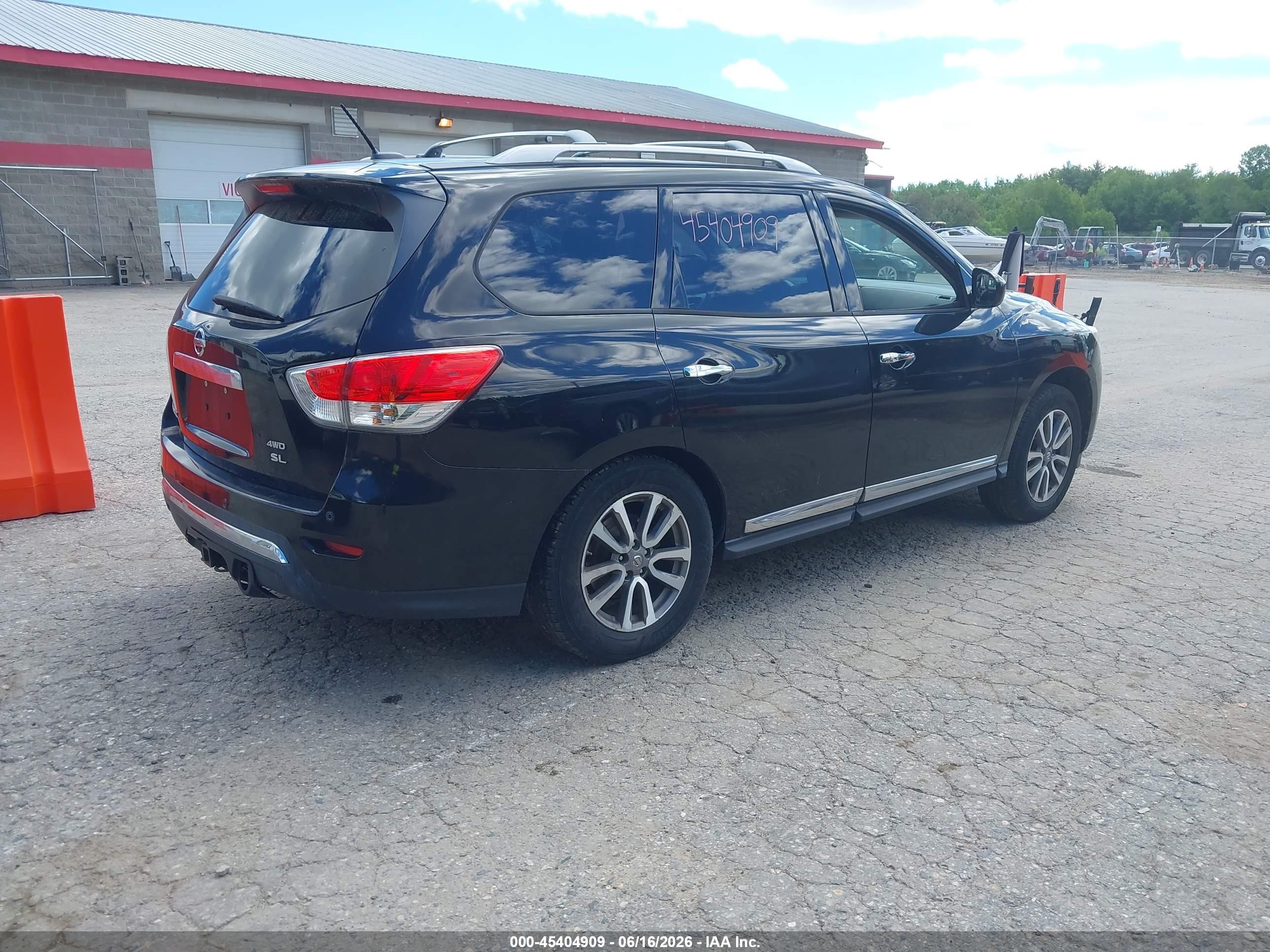 2013 Nissan Pathfinder Sl Black vin: 5N1AR2MM2DC637264
