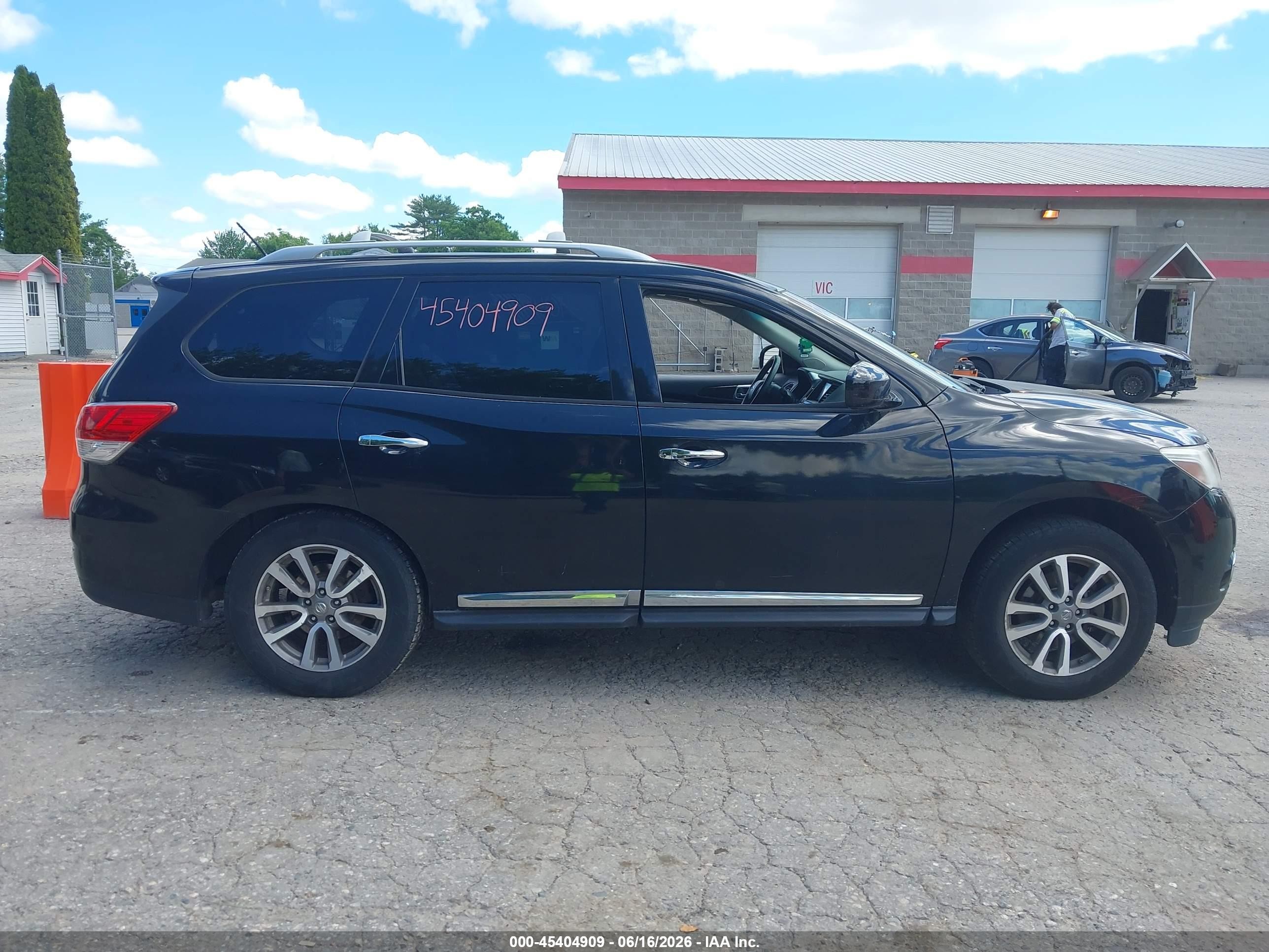 2013 Nissan Pathfinder Sl Black vin: 5N1AR2MM2DC637264