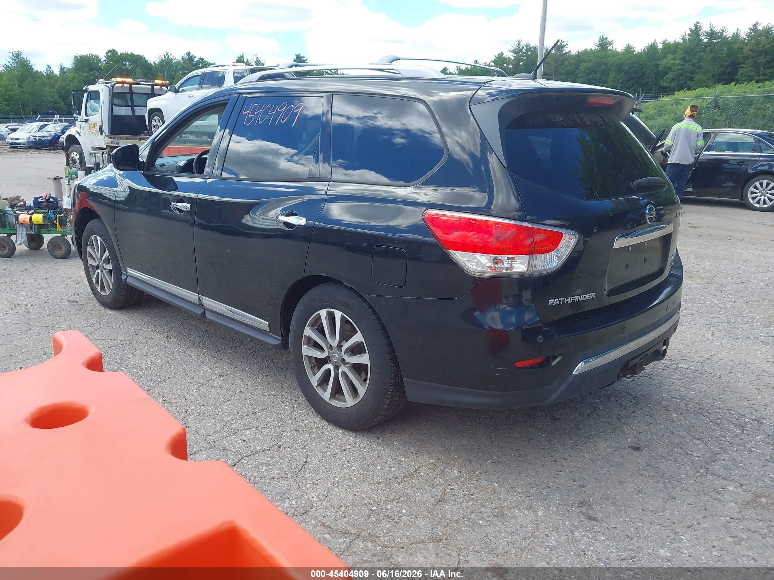 2013 Nissan Pathfinder Sl Black vin: 5N1AR2MM2DC637264