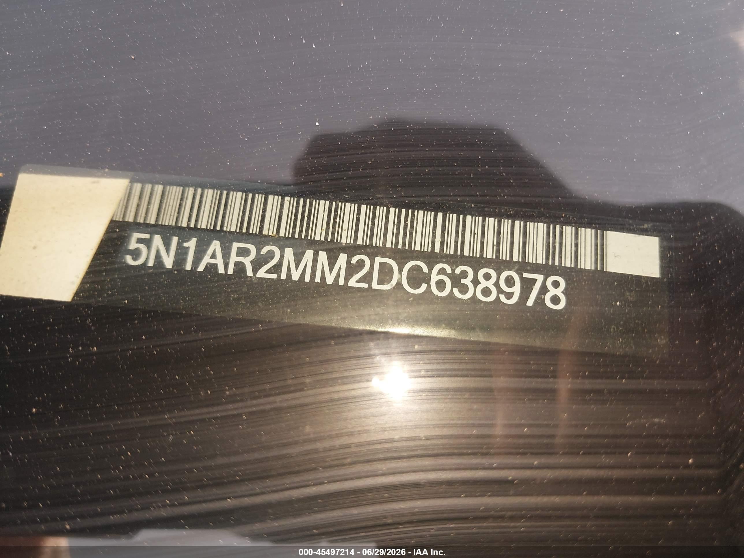2013 Nissan Pathfinder Platinum Gray vin: 5N1AR2MM2DC638978