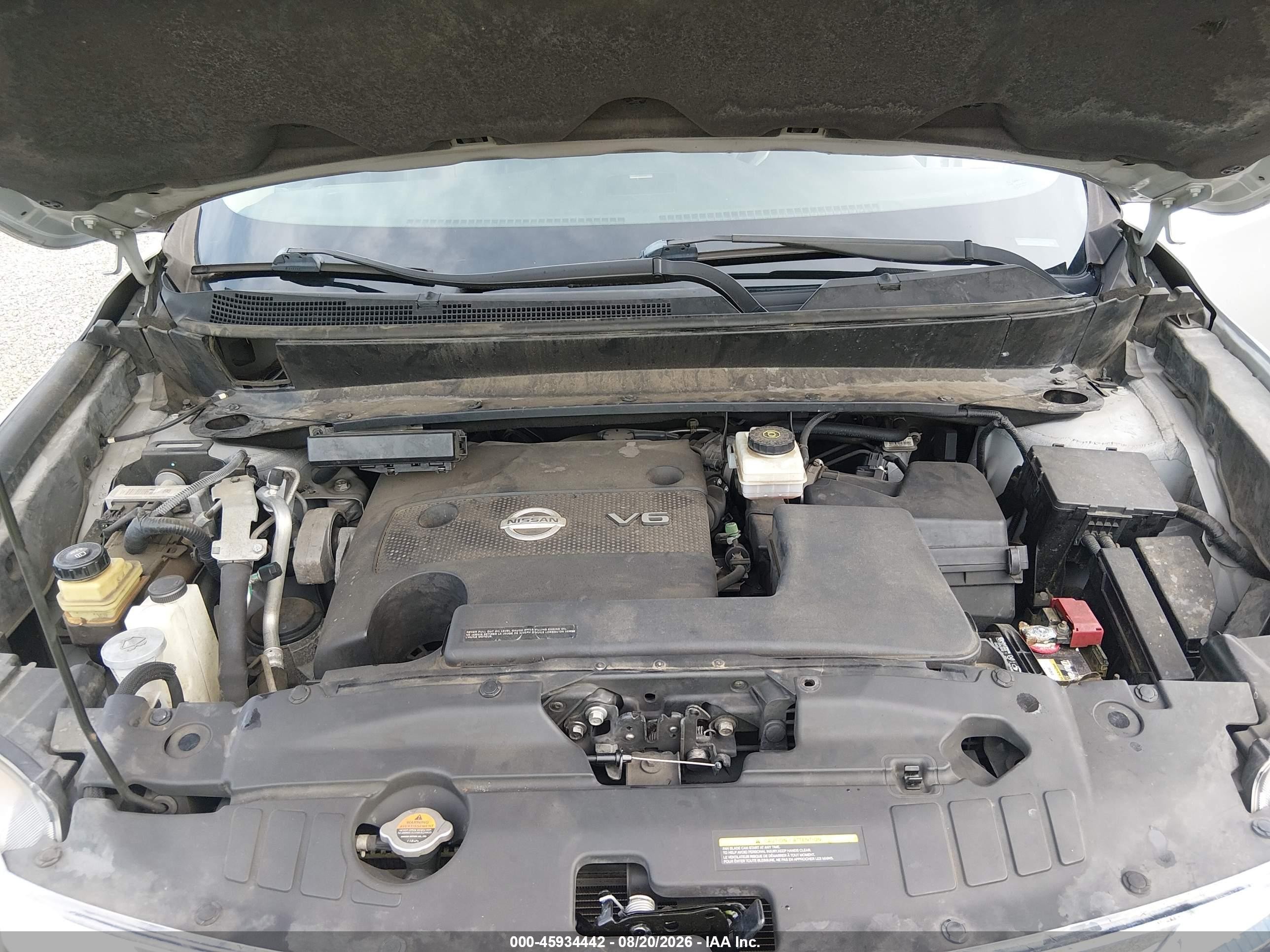 2013 Nissan Pathfinder Sl Silver vin: 5N1AR2MM2DC665419