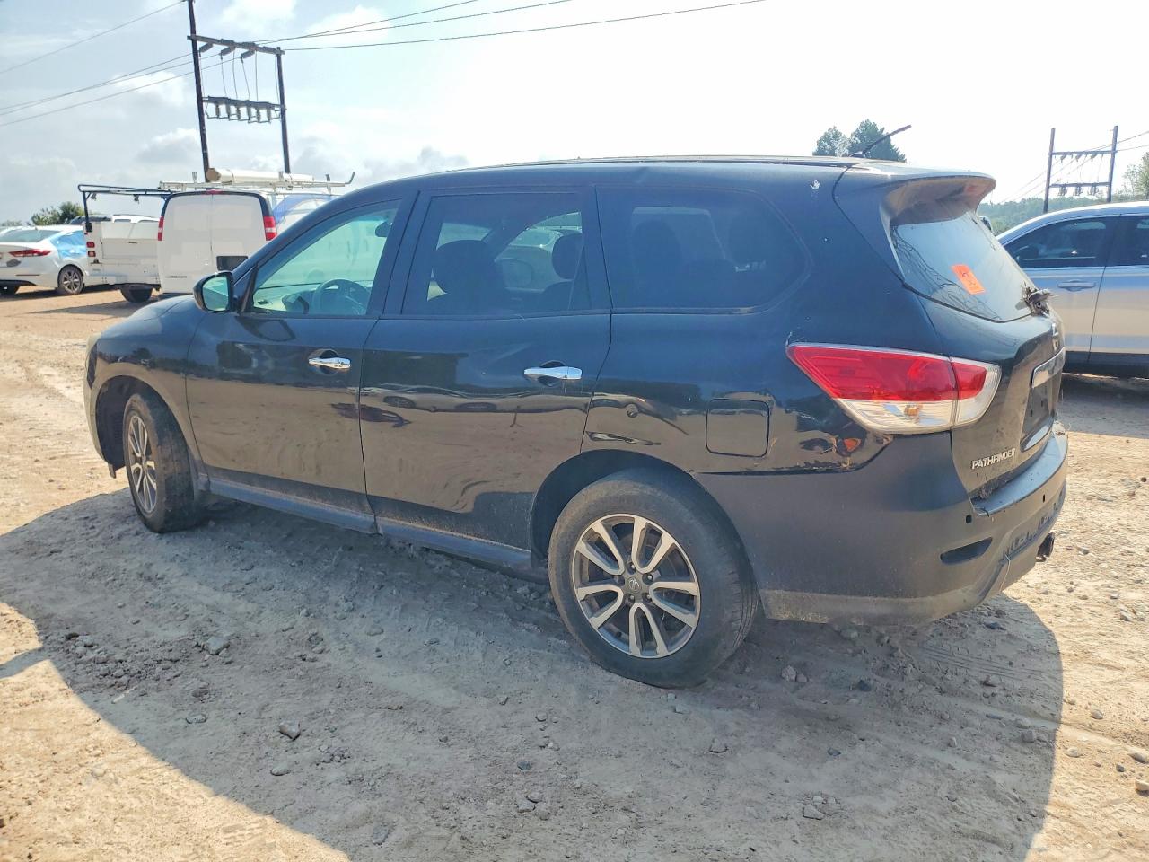 2013 Nissan Pathfinder S Black vin: 5N1AR2MM2DC681894
