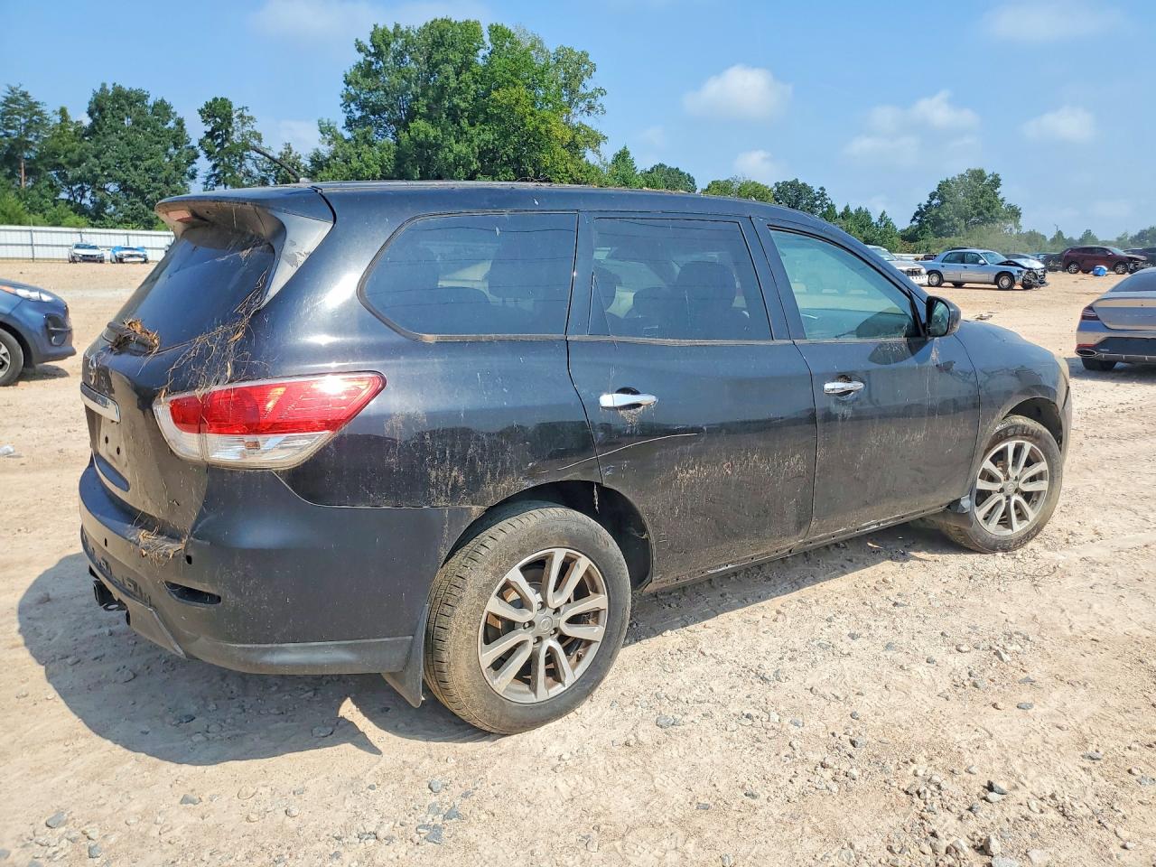 2013 Nissan Pathfinder S Black vin: 5N1AR2MM2DC681894