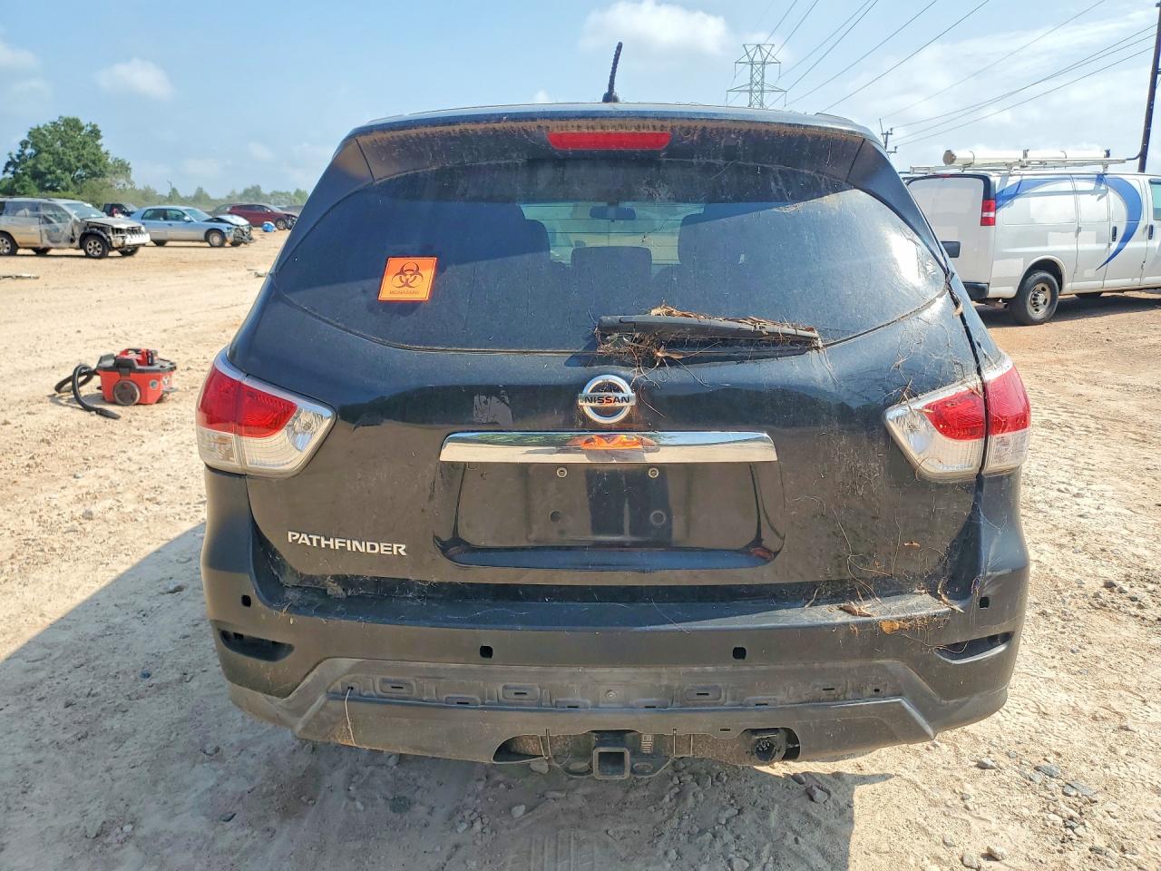2013 Nissan Pathfinder S Black vin: 5N1AR2MM2DC681894
