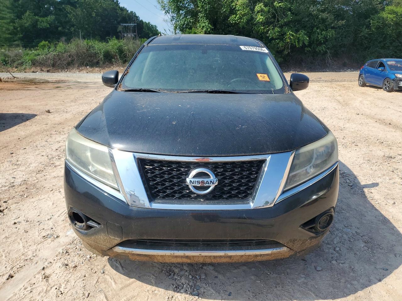 2013 Nissan Pathfinder S Black vin: 5N1AR2MM2DC681894