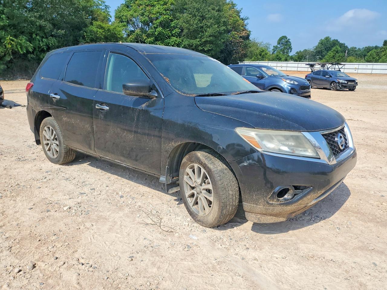 2013 Nissan Pathfinder S Black vin: 5N1AR2MM2DC681894