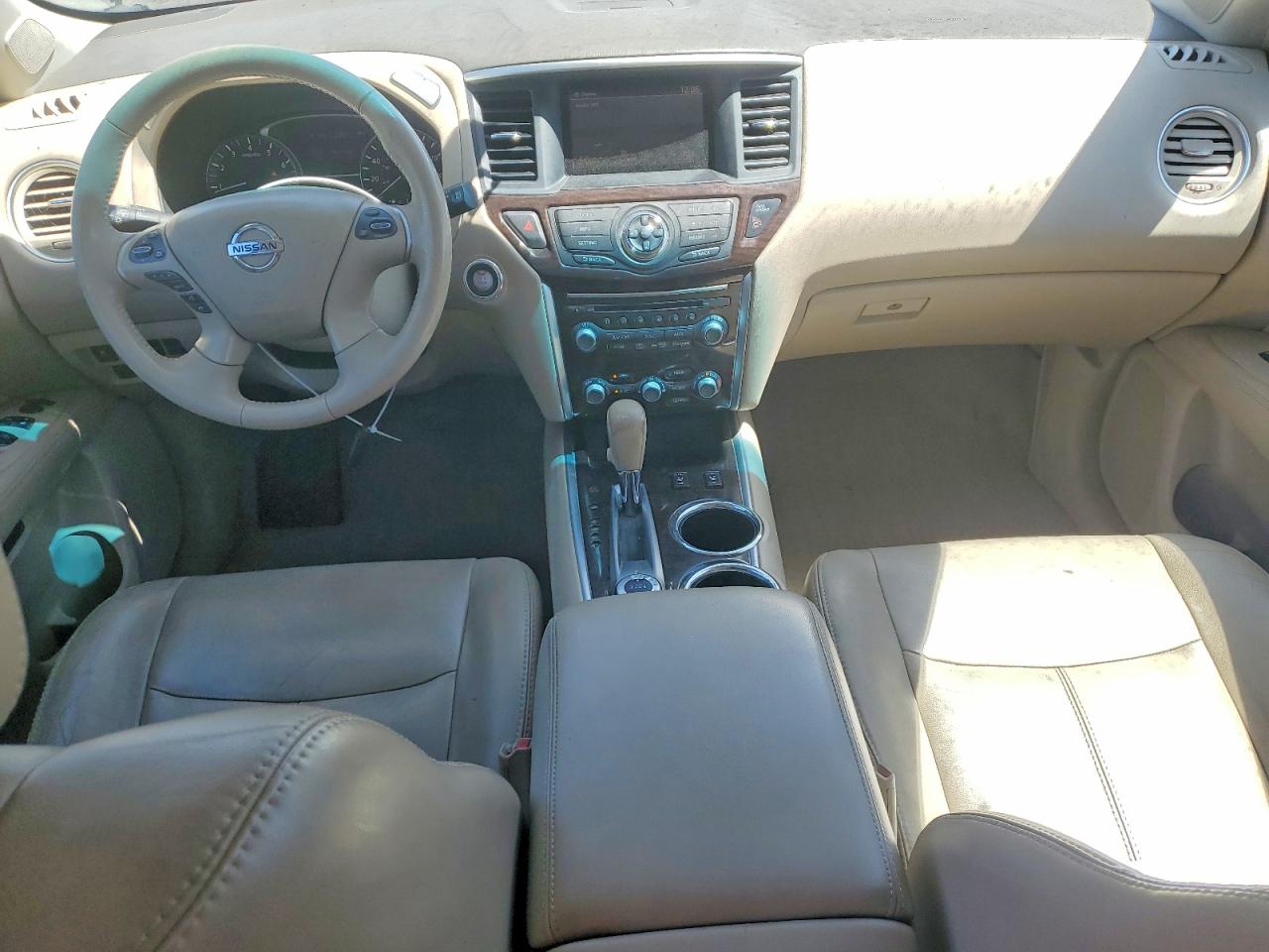 2013 Nissan Pathfinder S Brown vin: 5N1AR2MM2DC687503