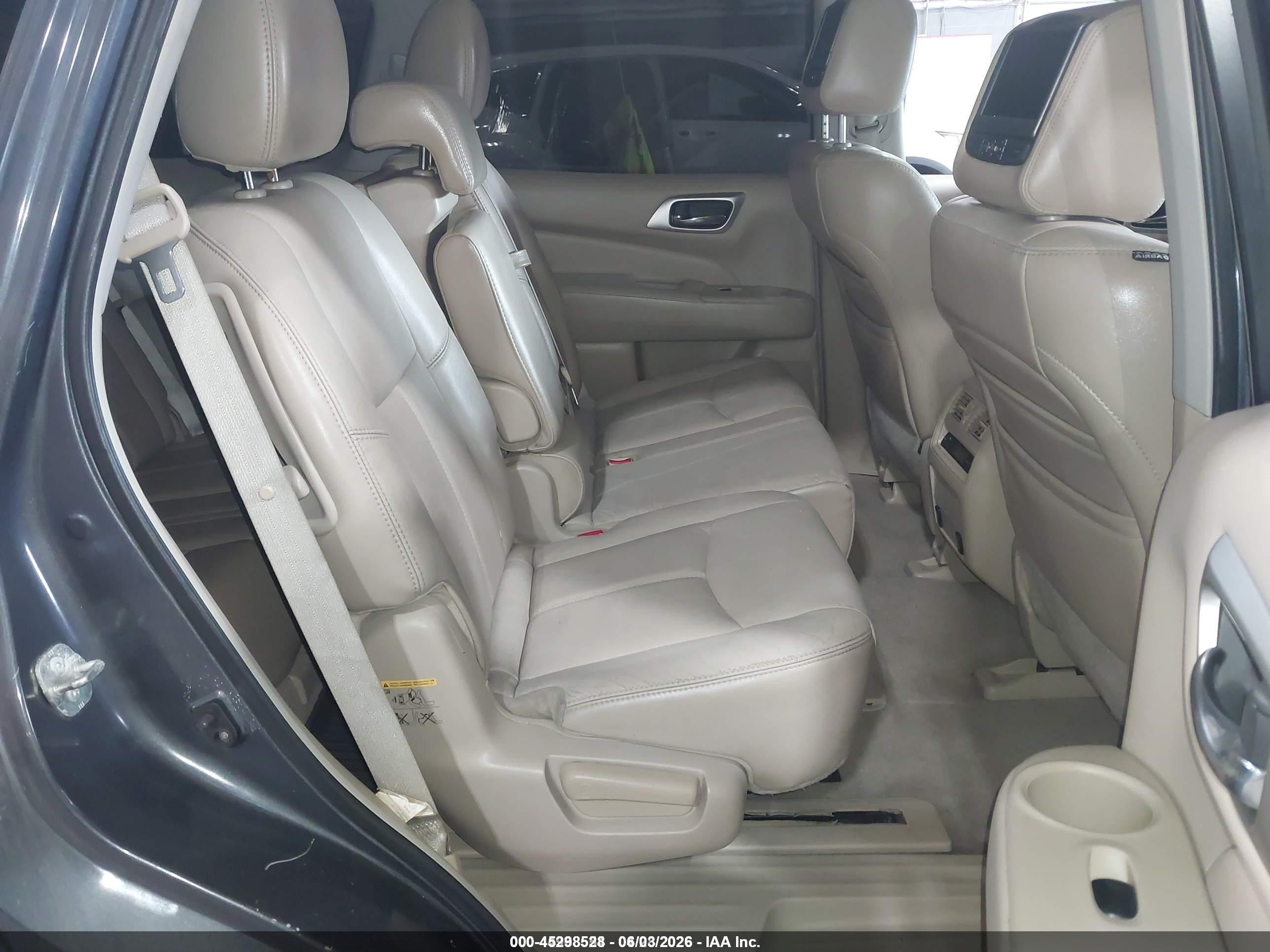 2013 Nissan Pathfinder Sl Blue vin: 5N1AR2MM2DC689462