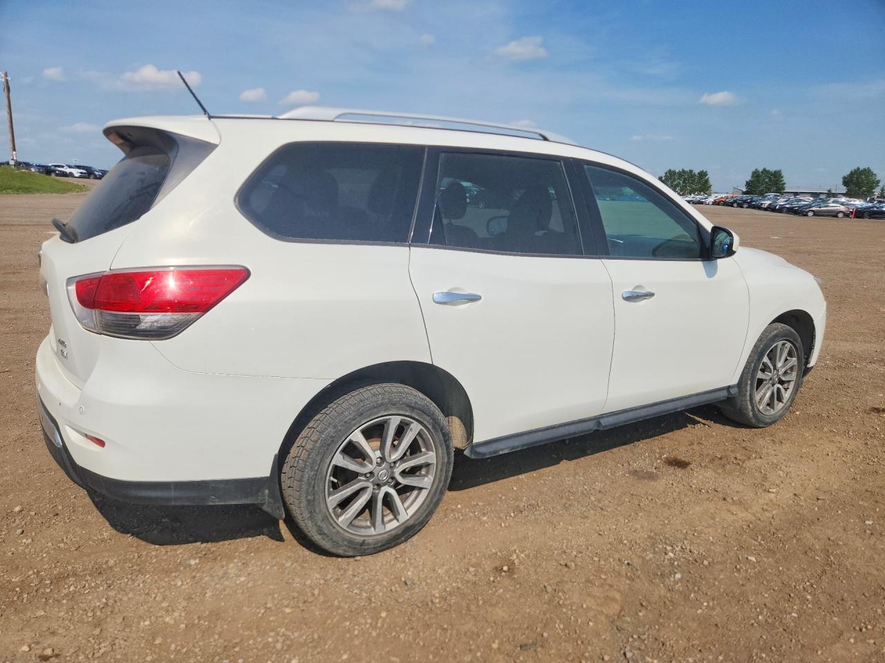 2014 Nissan Pathfinder S/sv/sl/platinum Белый vin: 5N1AR2MM2EC603116