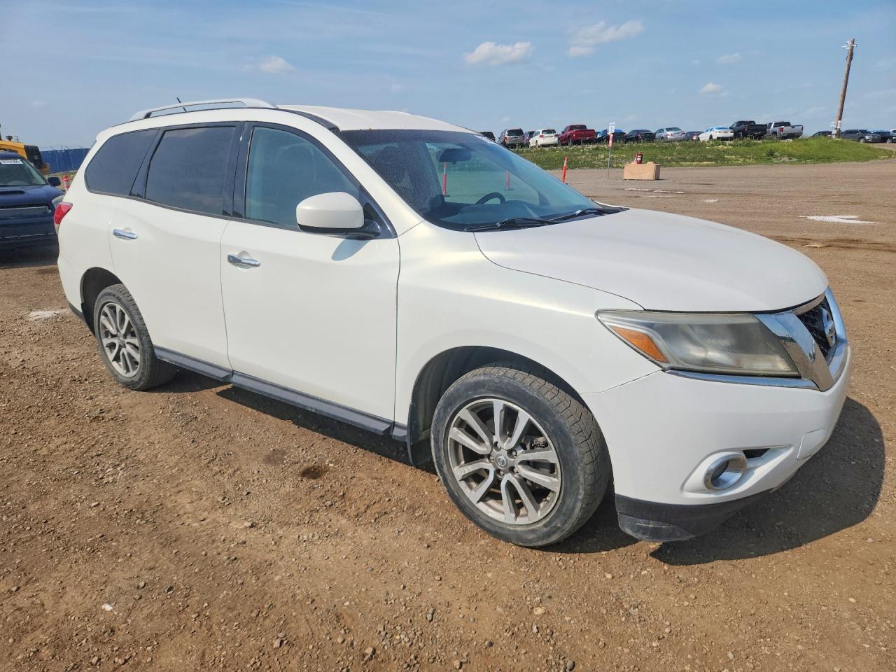 2014 Nissan Pathfinder S/sv/sl/platinum Белый vin: 5N1AR2MM2EC603116