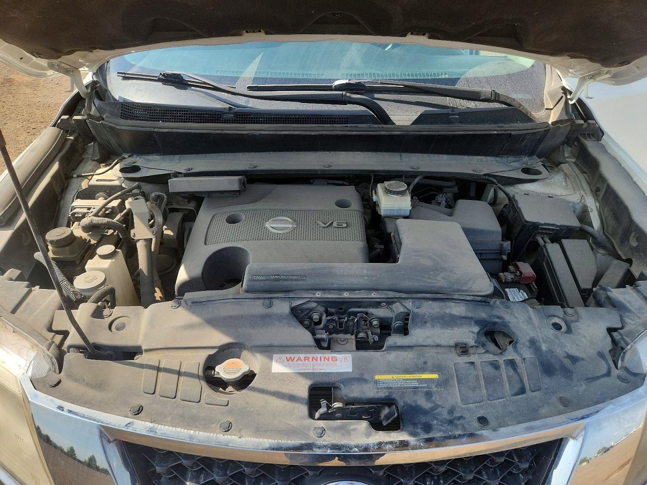 2014 Nissan Pathfinder S/sv/sl/platinum Белый vin: 5N1AR2MM2EC603116