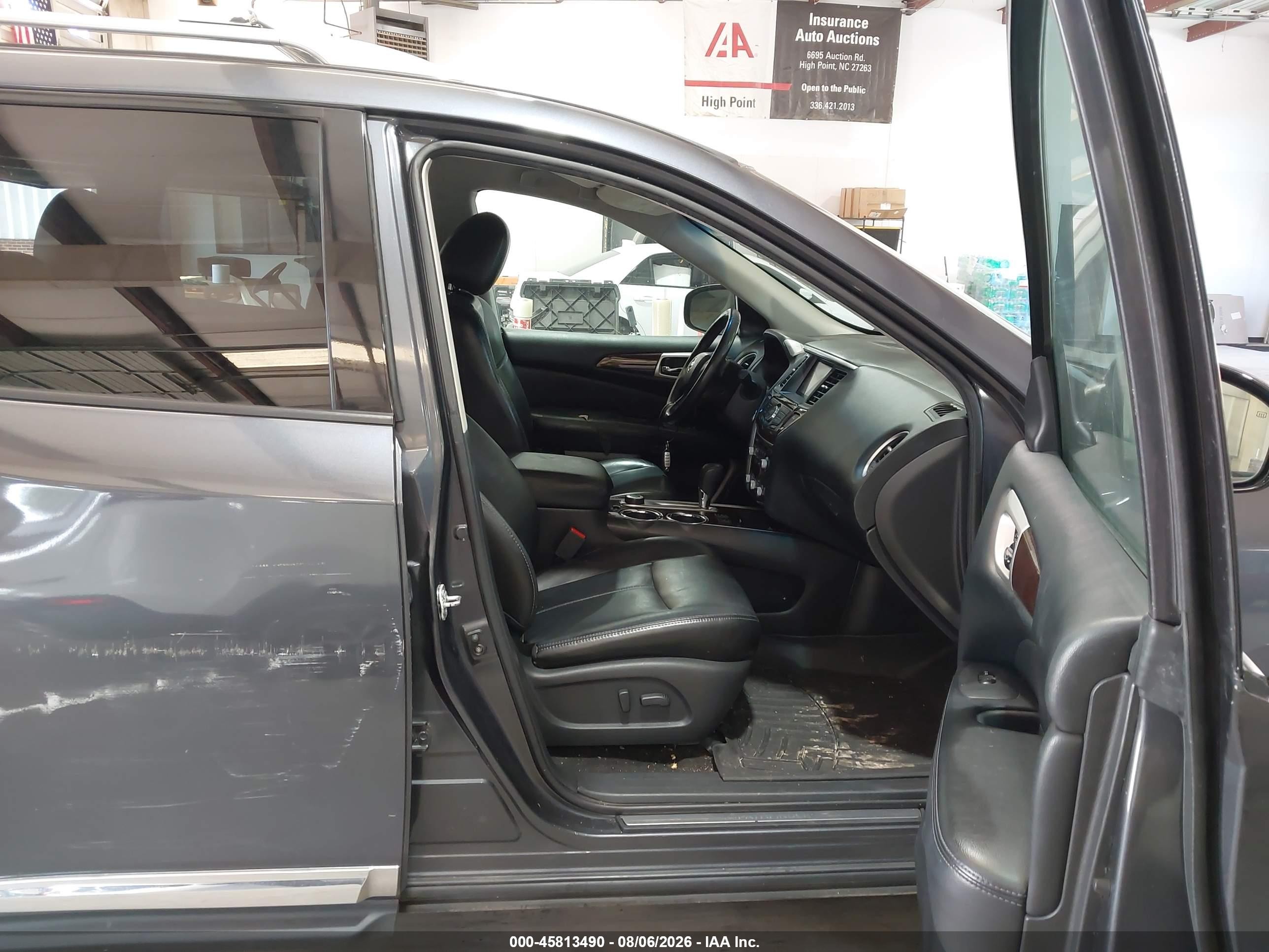 2014 Nissan Pathfinder Sl Gray vin: 5N1AR2MM2EC603200