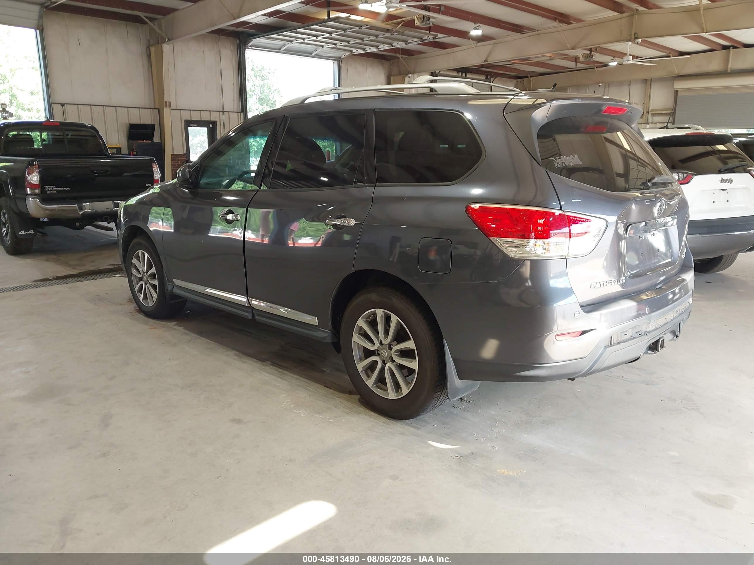 2014 Nissan Pathfinder Sl Gray vin: 5N1AR2MM2EC603200