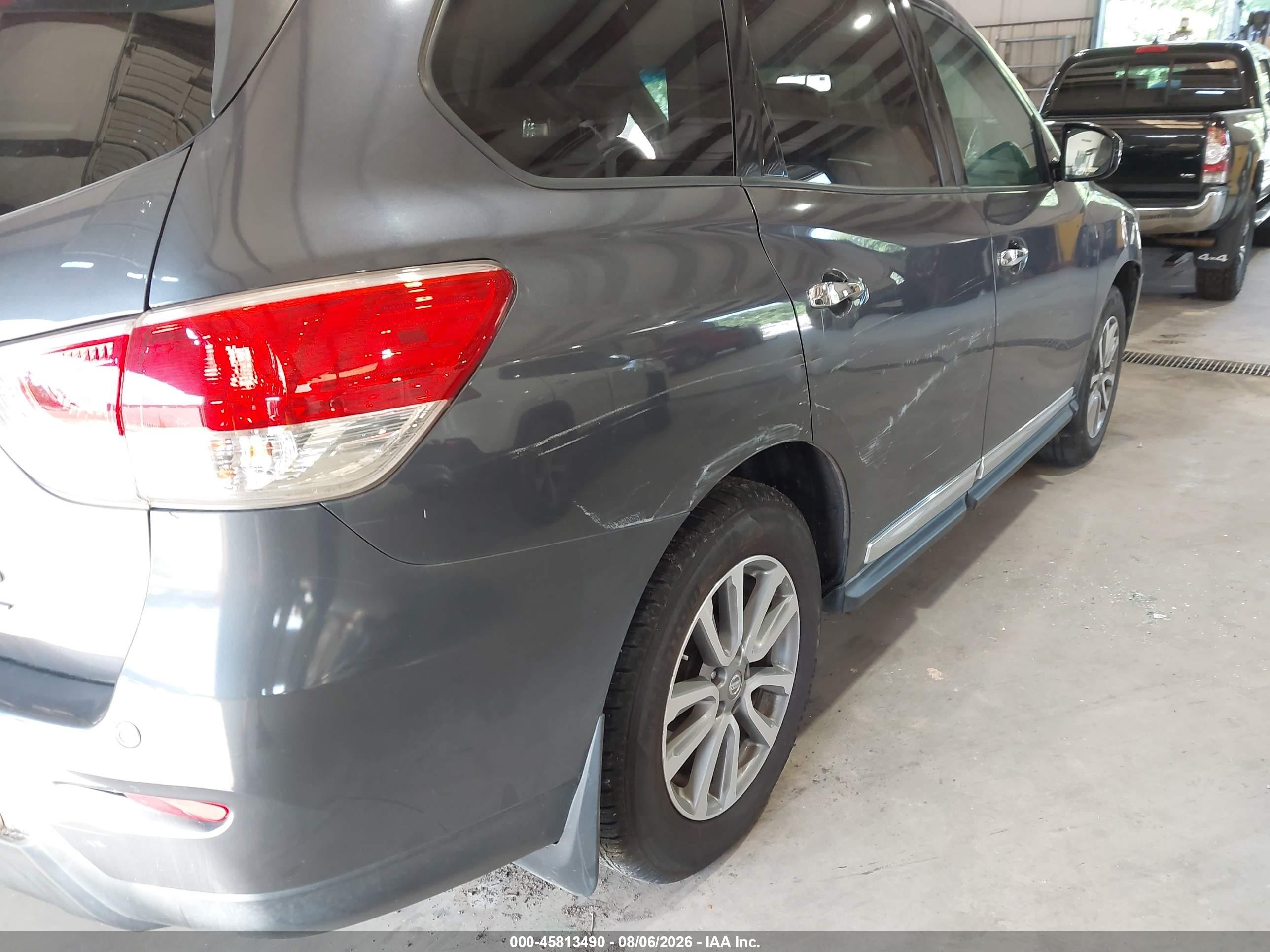 2014 Nissan Pathfinder Sl Gray vin: 5N1AR2MM2EC603200