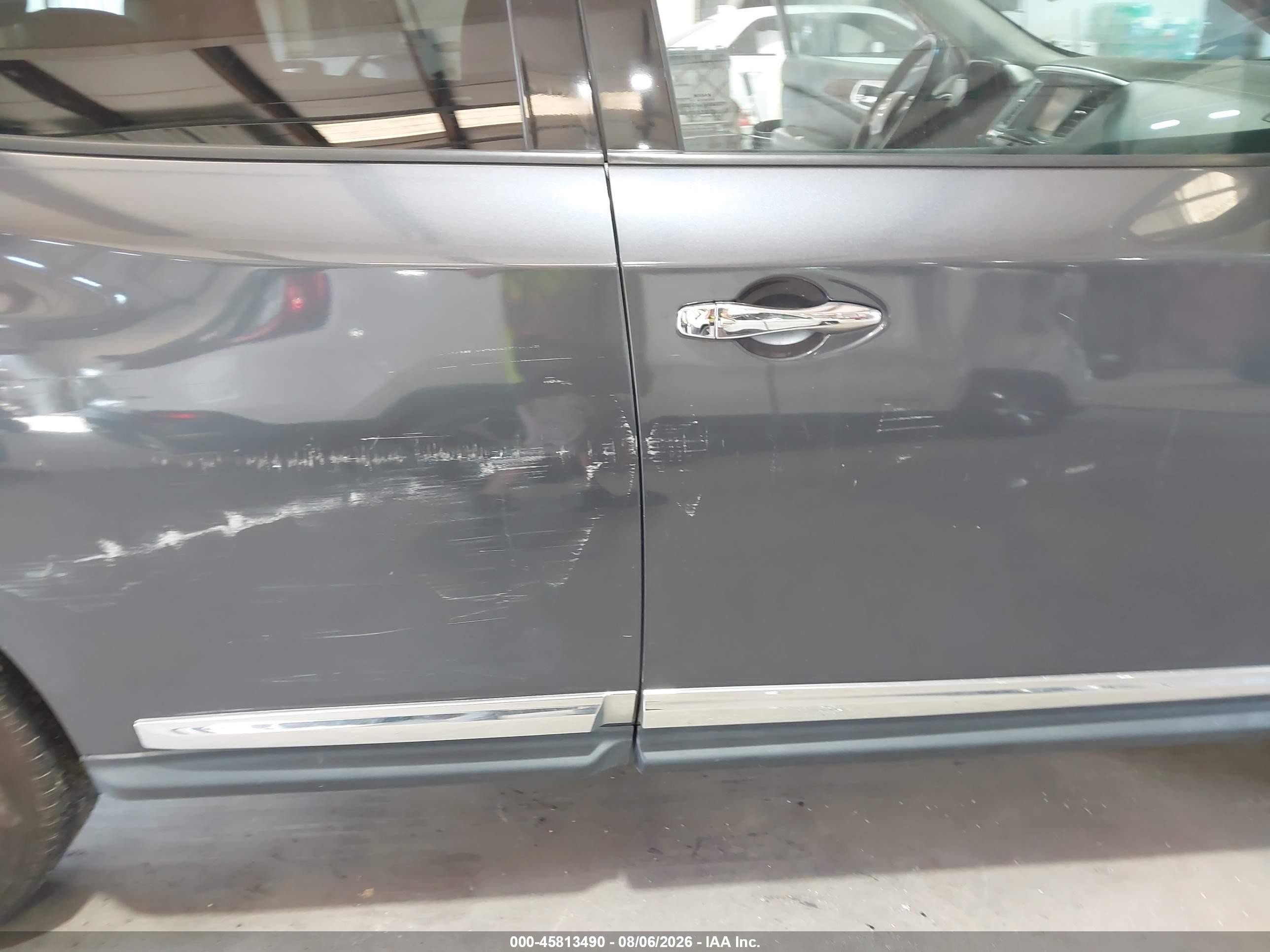 2014 Nissan Pathfinder Sl Gray vin: 5N1AR2MM2EC603200