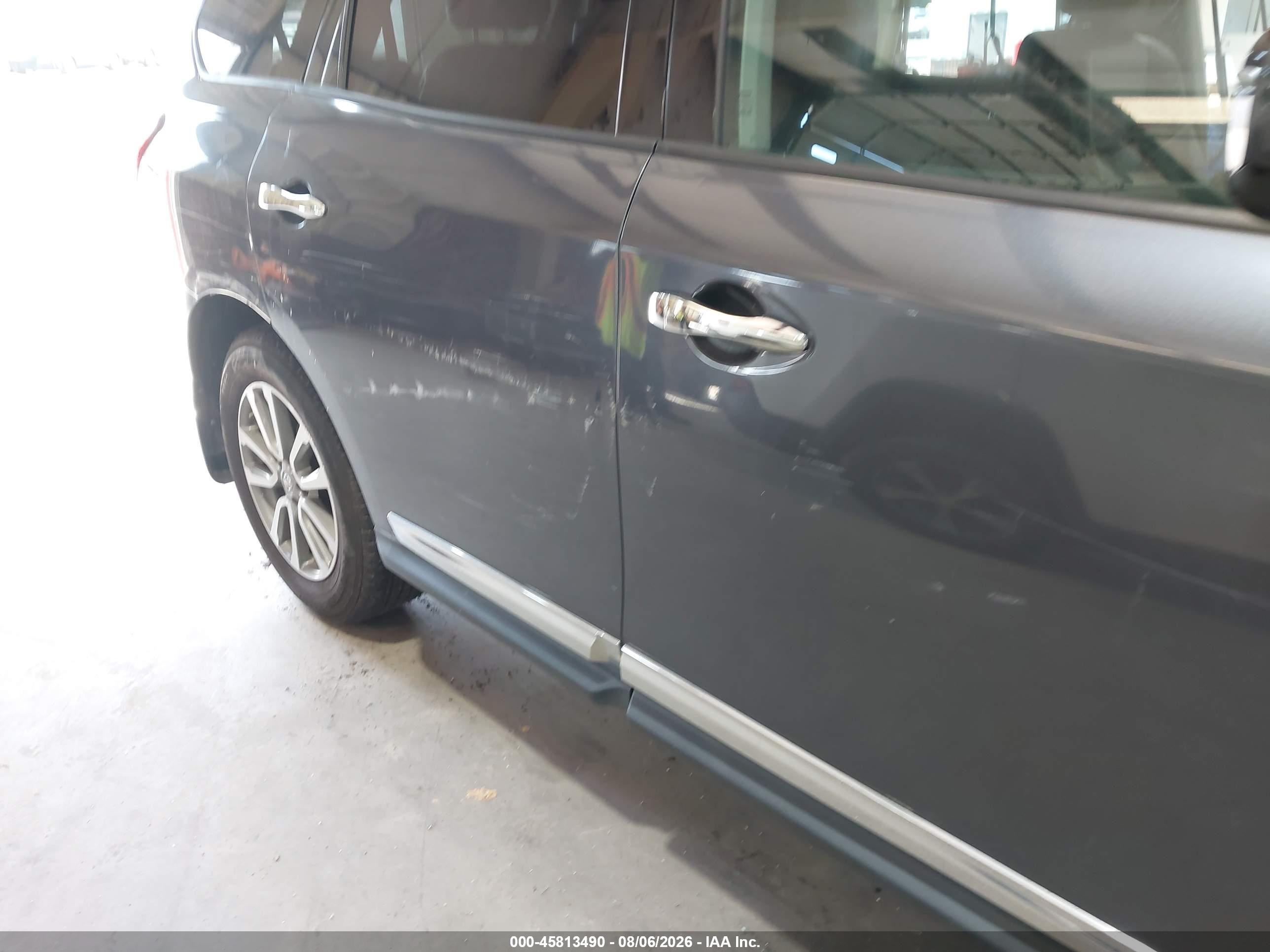 2014 Nissan Pathfinder Sl Gray vin: 5N1AR2MM2EC603200