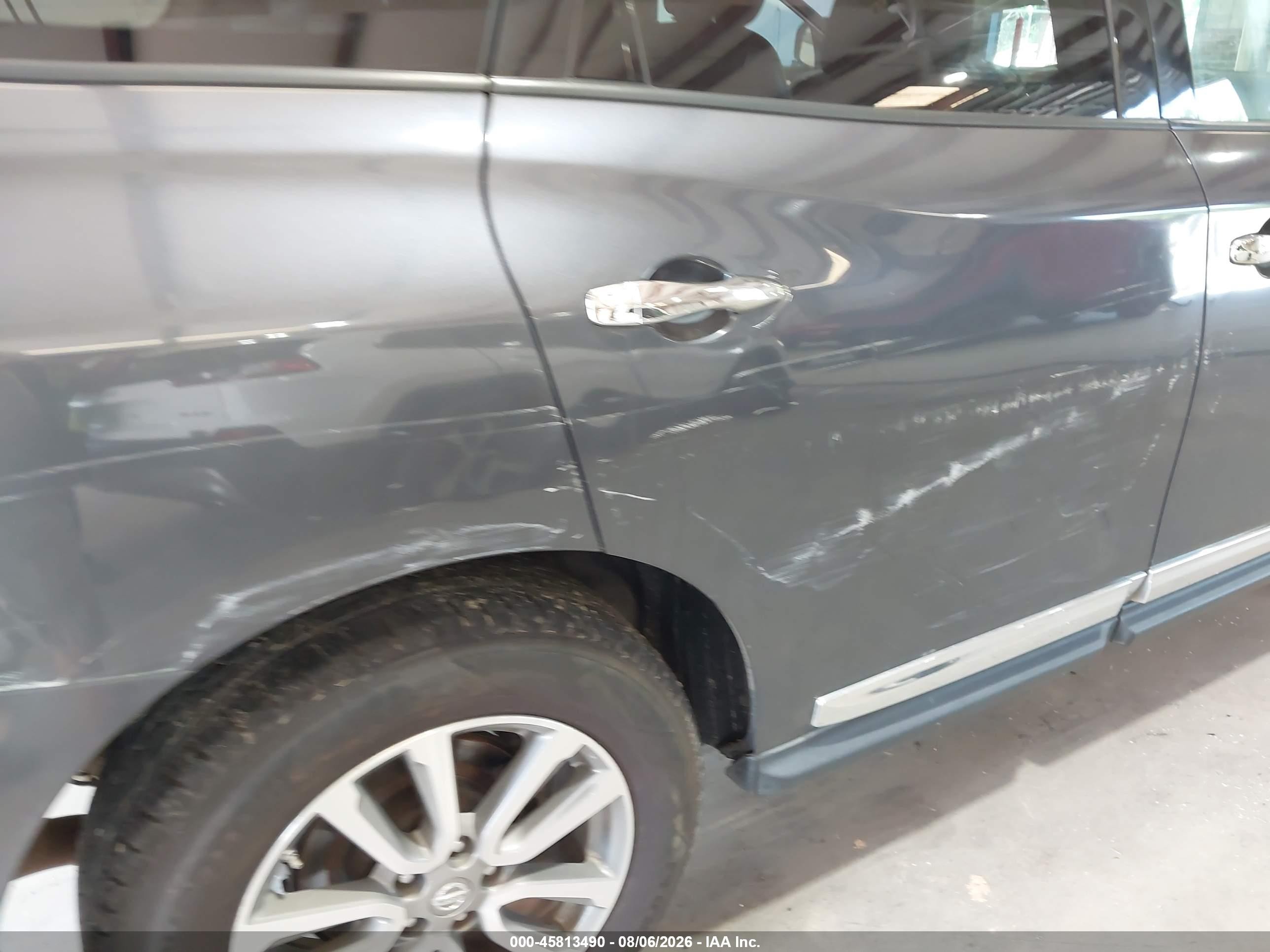 2014 Nissan Pathfinder Sl Gray vin: 5N1AR2MM2EC603200