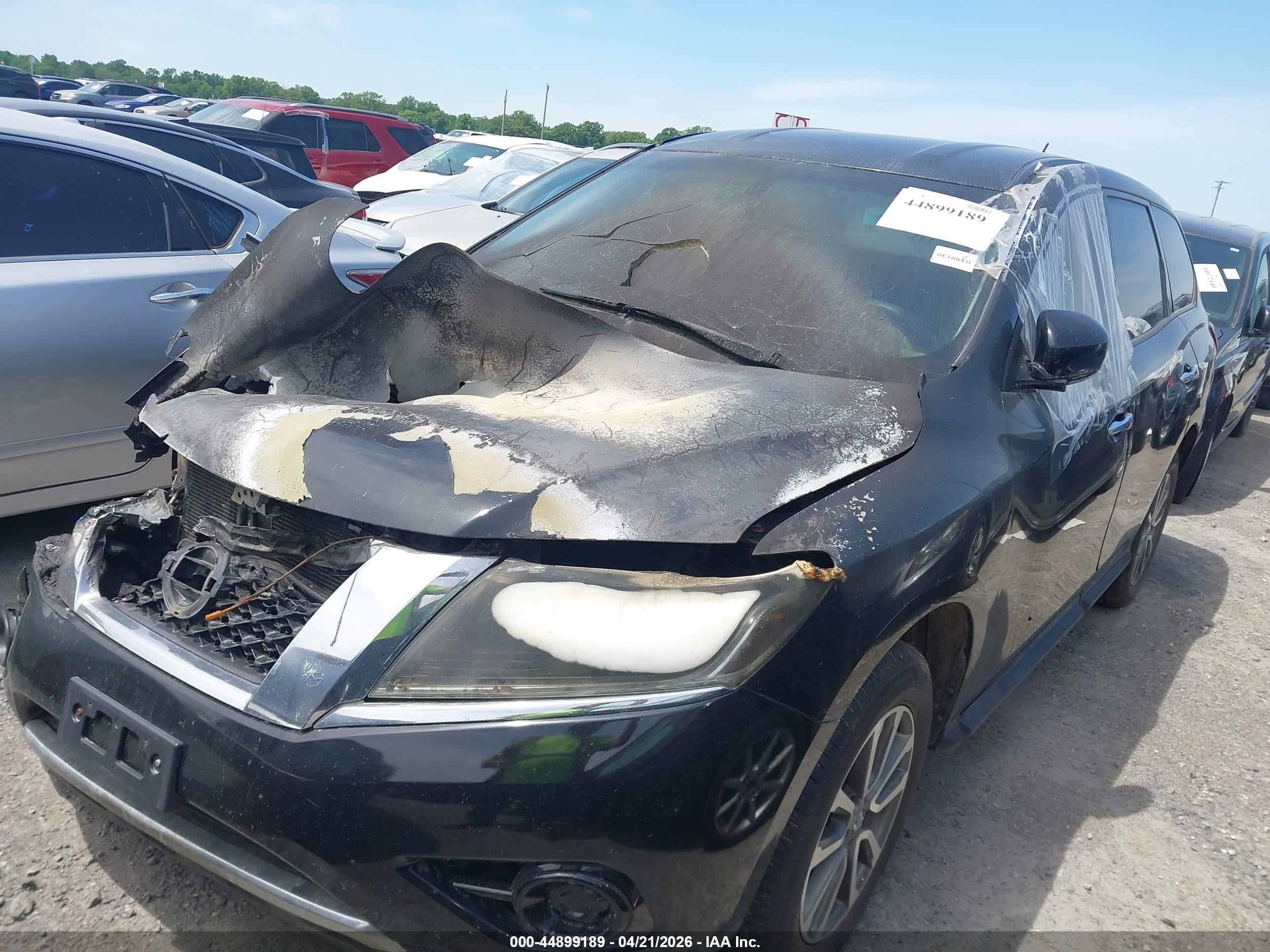2014 Nissan Pathfinder S Black vin: 5N1AR2MM2EC612477