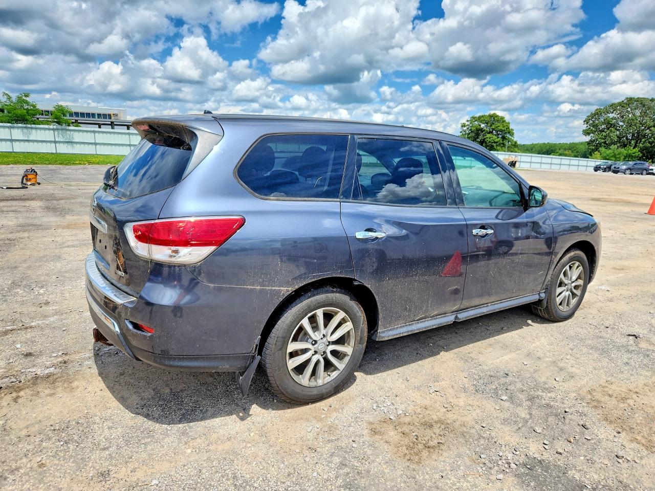 2014 Nissan Pathfinder S Gray vin: 5N1AR2MM2EC615833