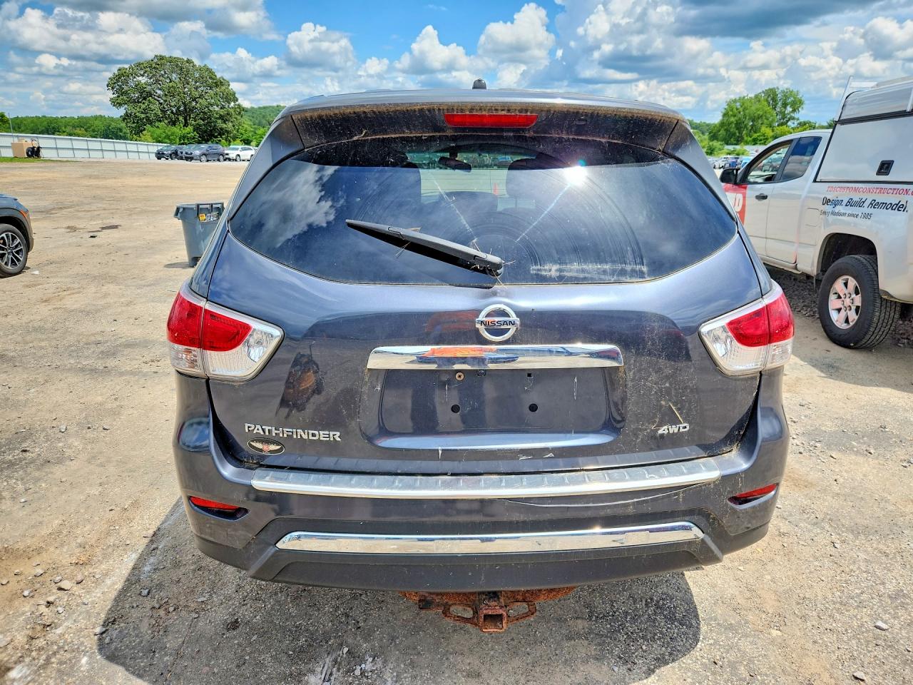 2014 Nissan Pathfinder S Gray vin: 5N1AR2MM2EC615833