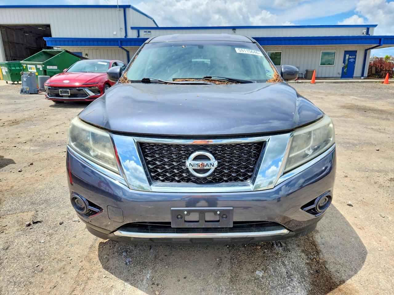 2014 Nissan Pathfinder S Gray vin: 5N1AR2MM2EC615833