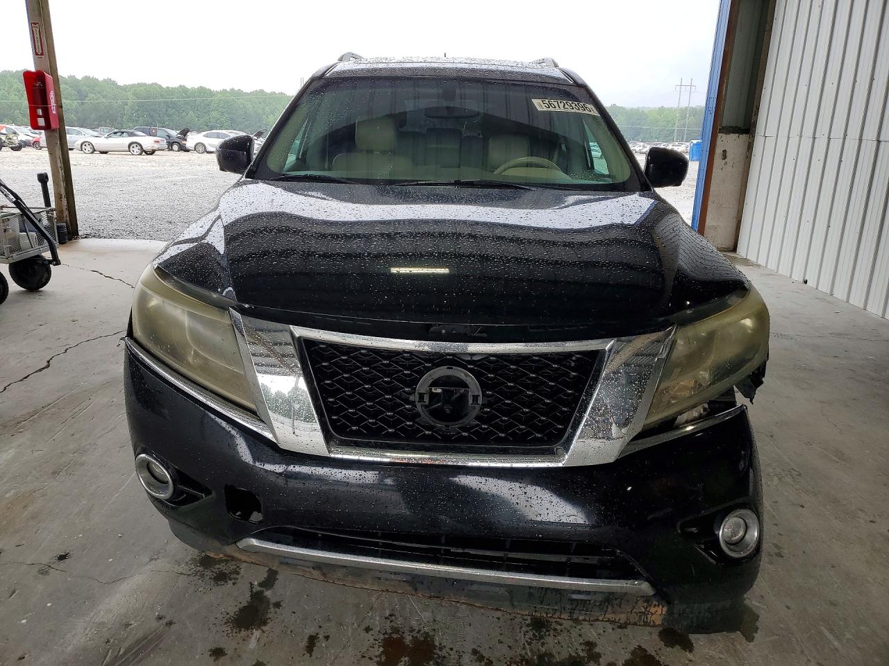 2014 Nissan Pathfinder S Black vin: 5N1AR2MM2EC616190
