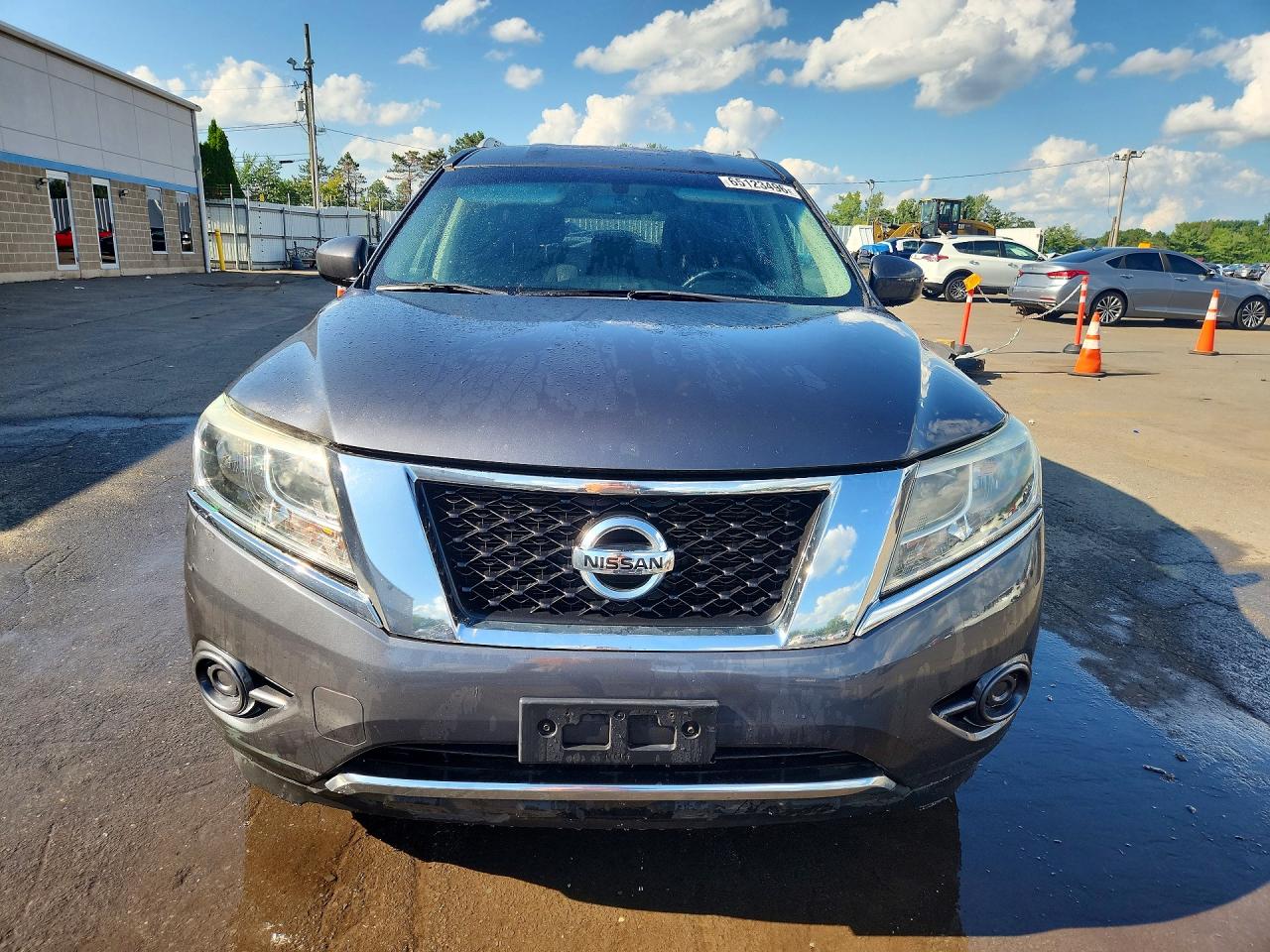 2014 Nissan Pathfinder Sv Gray vin: 5N1AR2MM2EC635211