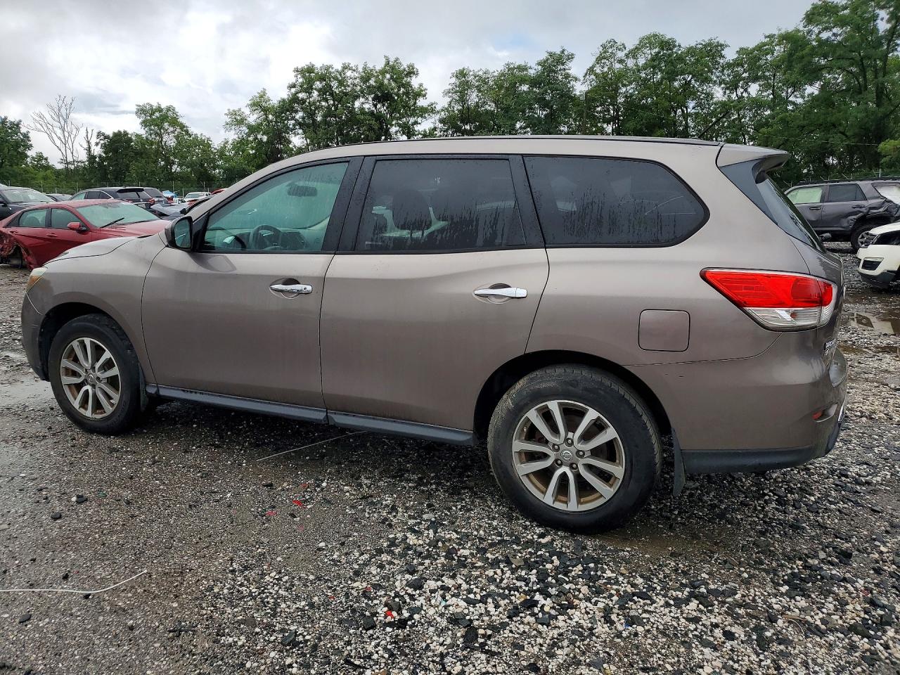 2014 Nissan Pathfinder S Gray vin: 5N1AR2MM2EC646726