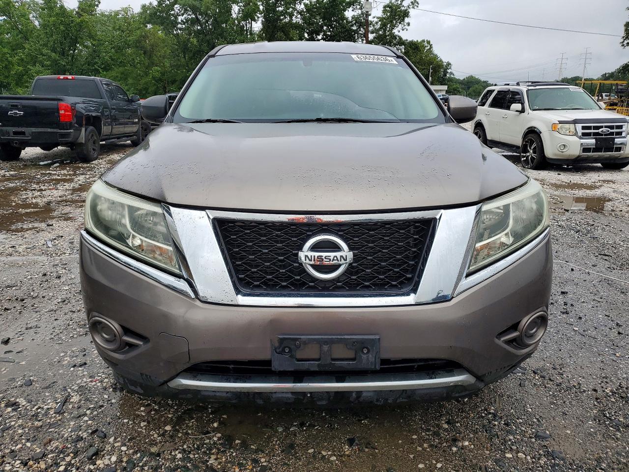 2014 Nissan Pathfinder S Gray vin: 5N1AR2MM2EC646726