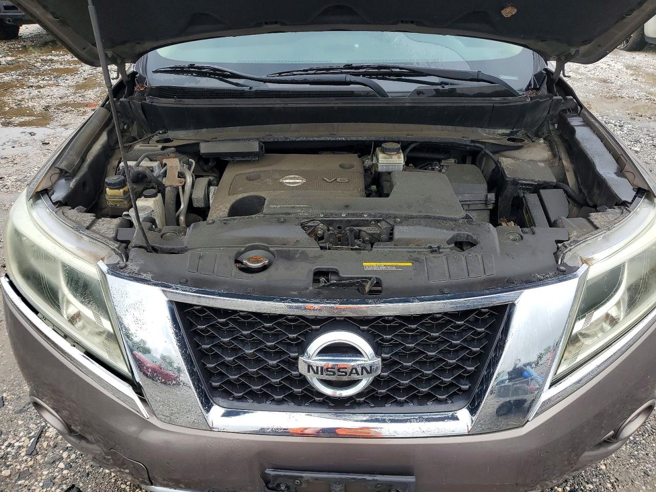 2014 Nissan Pathfinder S Gray vin: 5N1AR2MM2EC646726