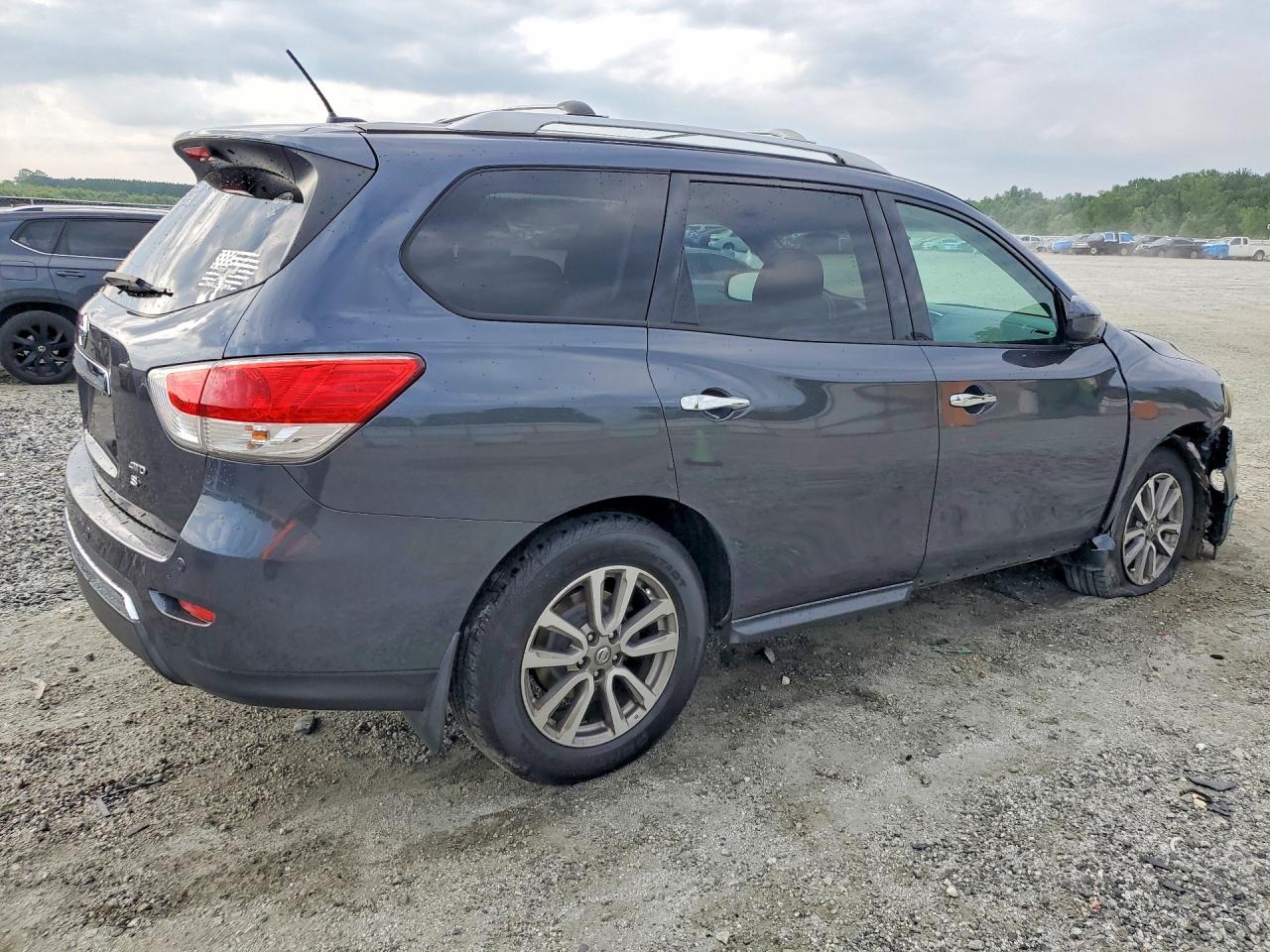 2014 Nissan Pathfinder Sv Gray vin: 5N1AR2MM2EC657130