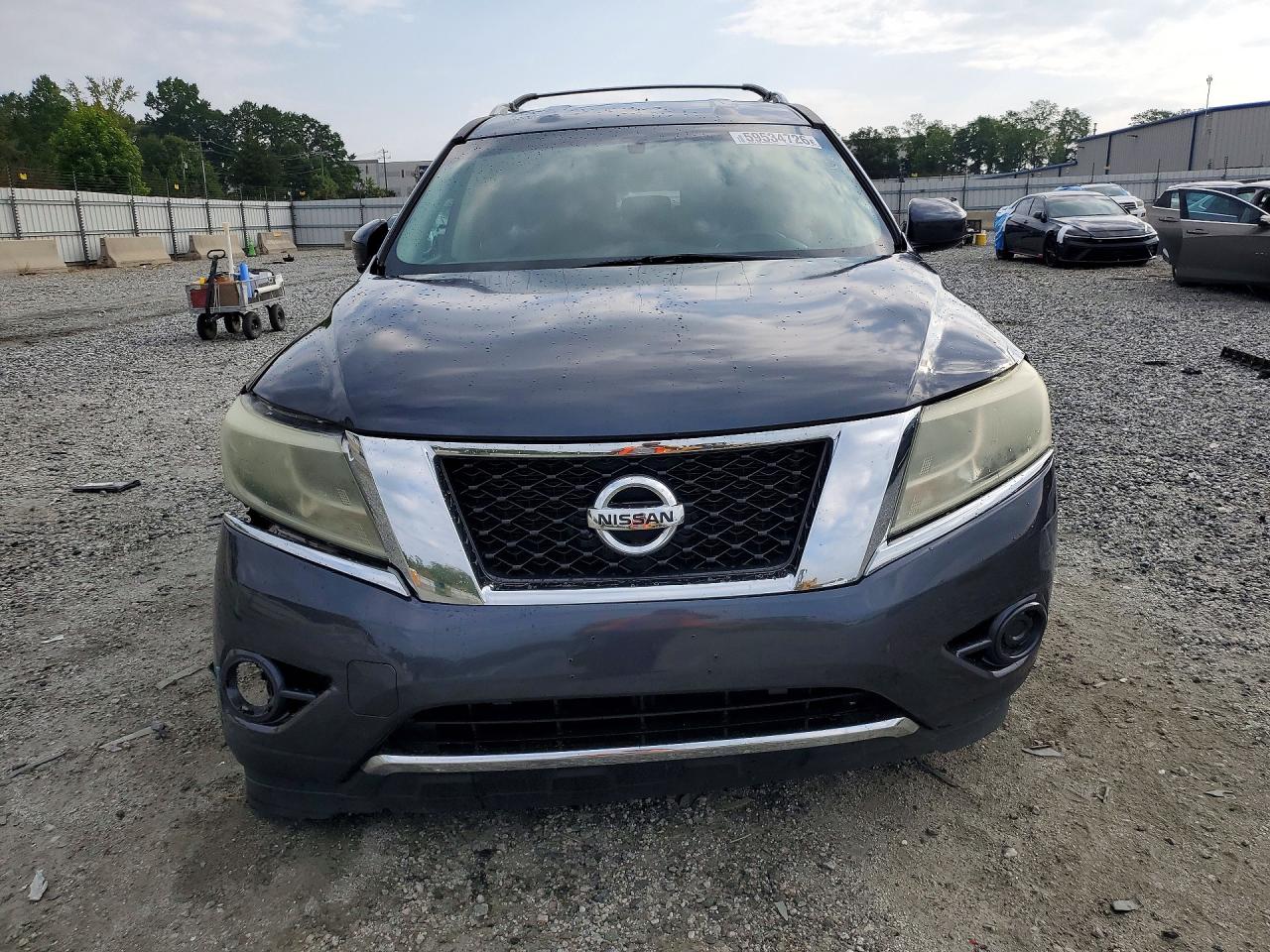 2014 Nissan Pathfinder Sv Gray vin: 5N1AR2MM2EC657130