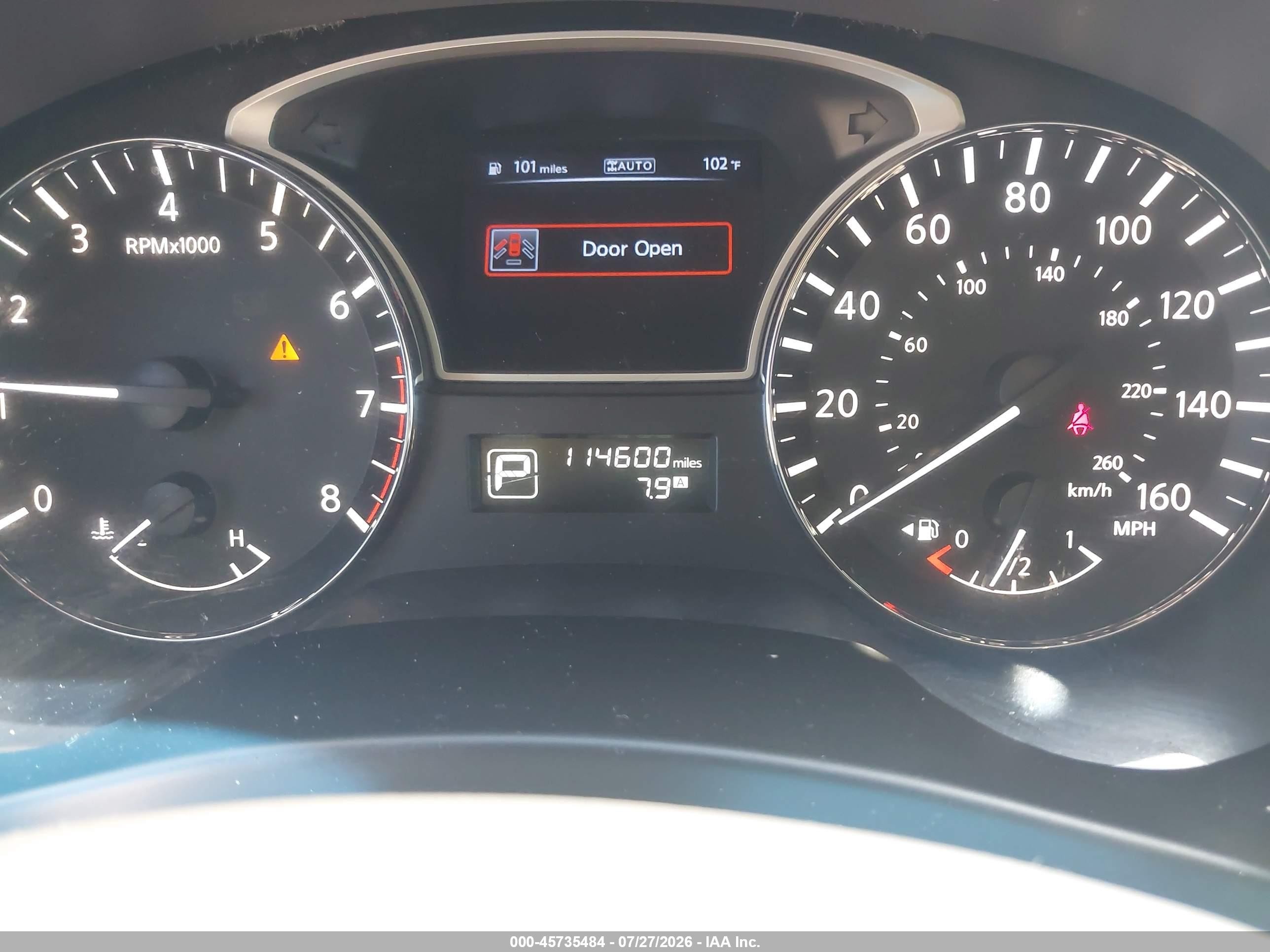 2014 Nissan Pathfinder Platinum White vin: 5N1AR2MM2EC669973