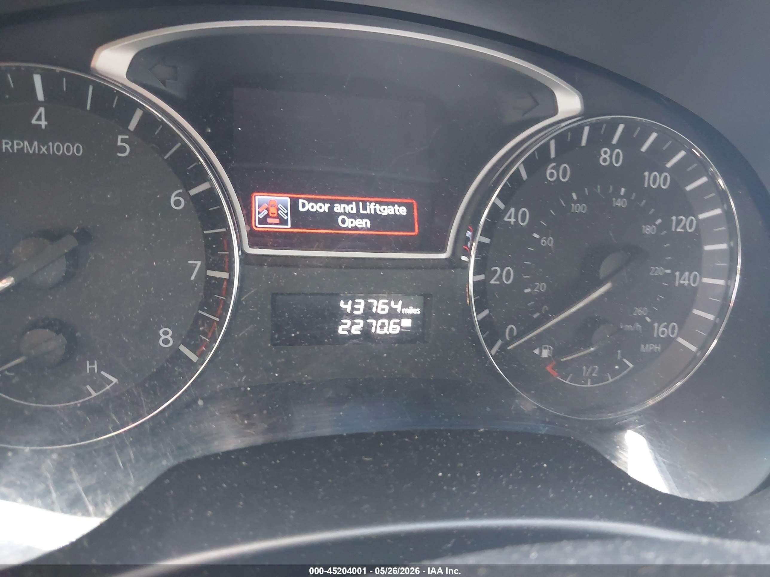 2014 Nissan Pathfinder Platinum Gray vin: 5N1AR2MM2EC679662