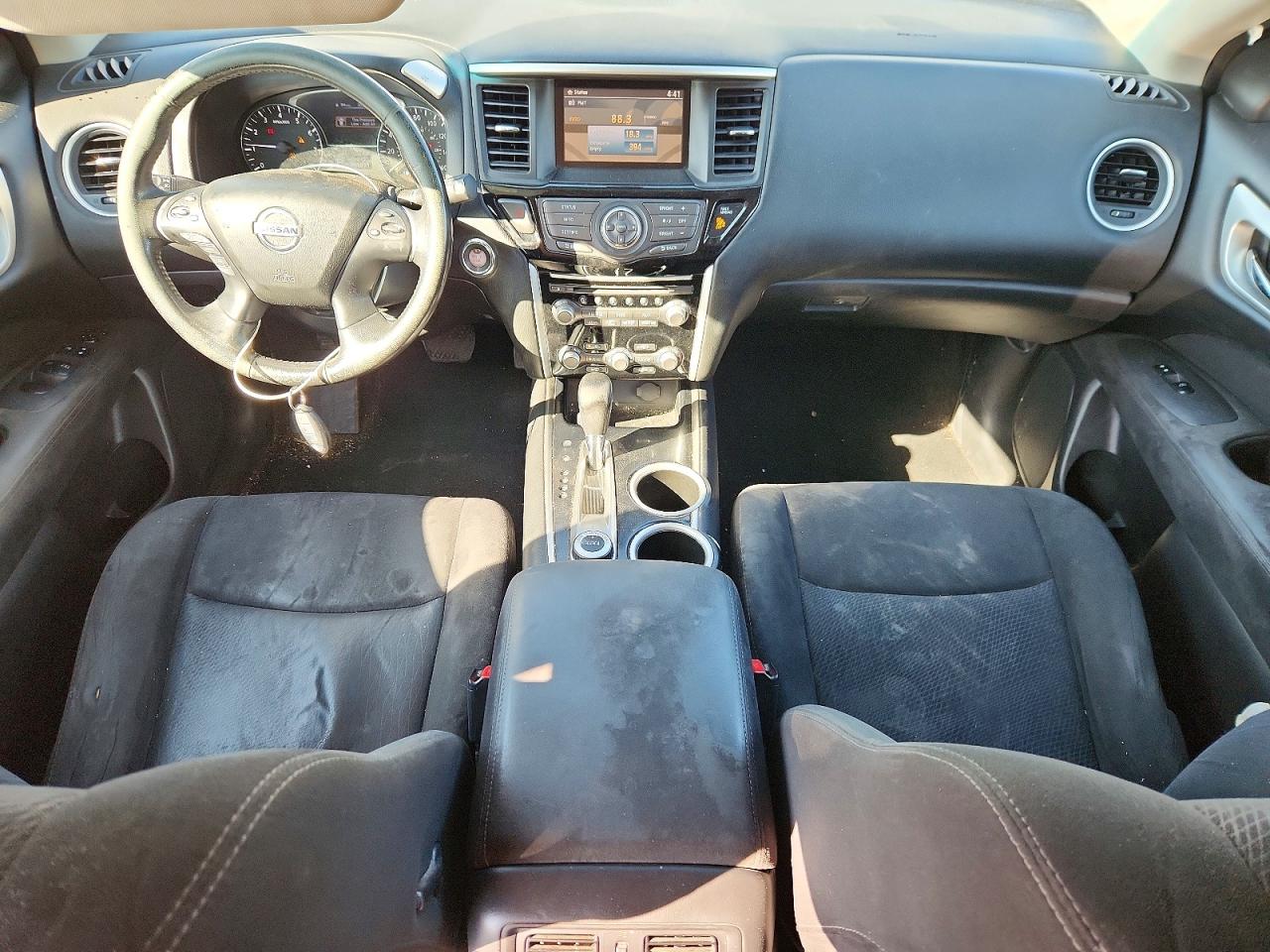 2014 Nissan Pathfinder Sv White vin: 5N1AR2MM2EC680908