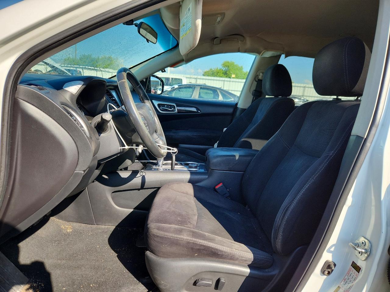 2014 Nissan Pathfinder Sv White vin: 5N1AR2MM2EC680908
