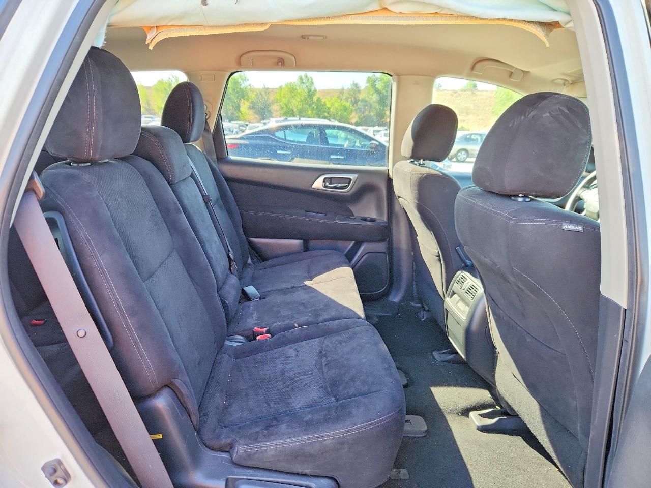 2014 Nissan Pathfinder Sv White vin: 5N1AR2MM2EC680908
