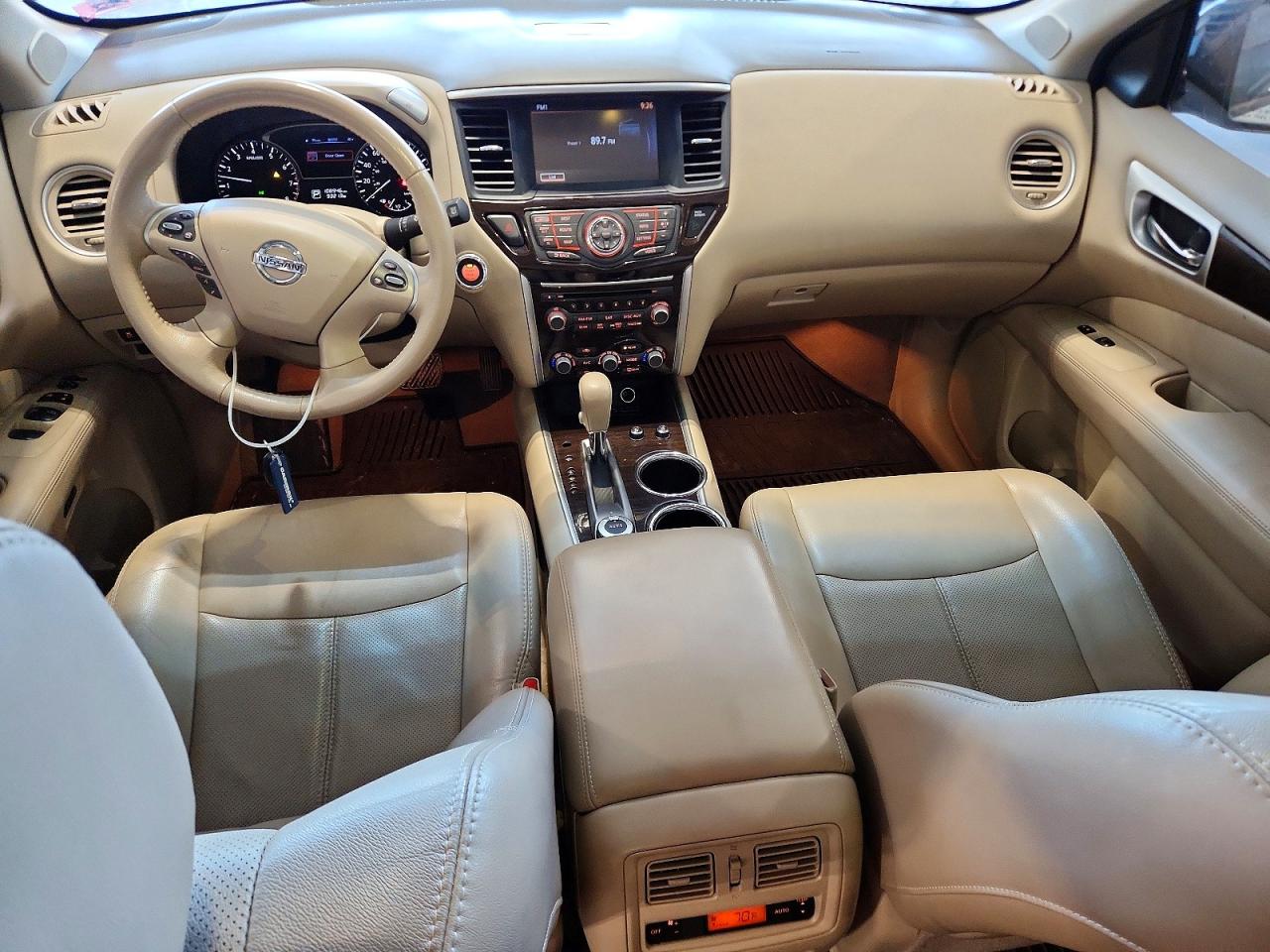 2014 Nissan Pathfinder S White vin: 5N1AR2MM2EC685610