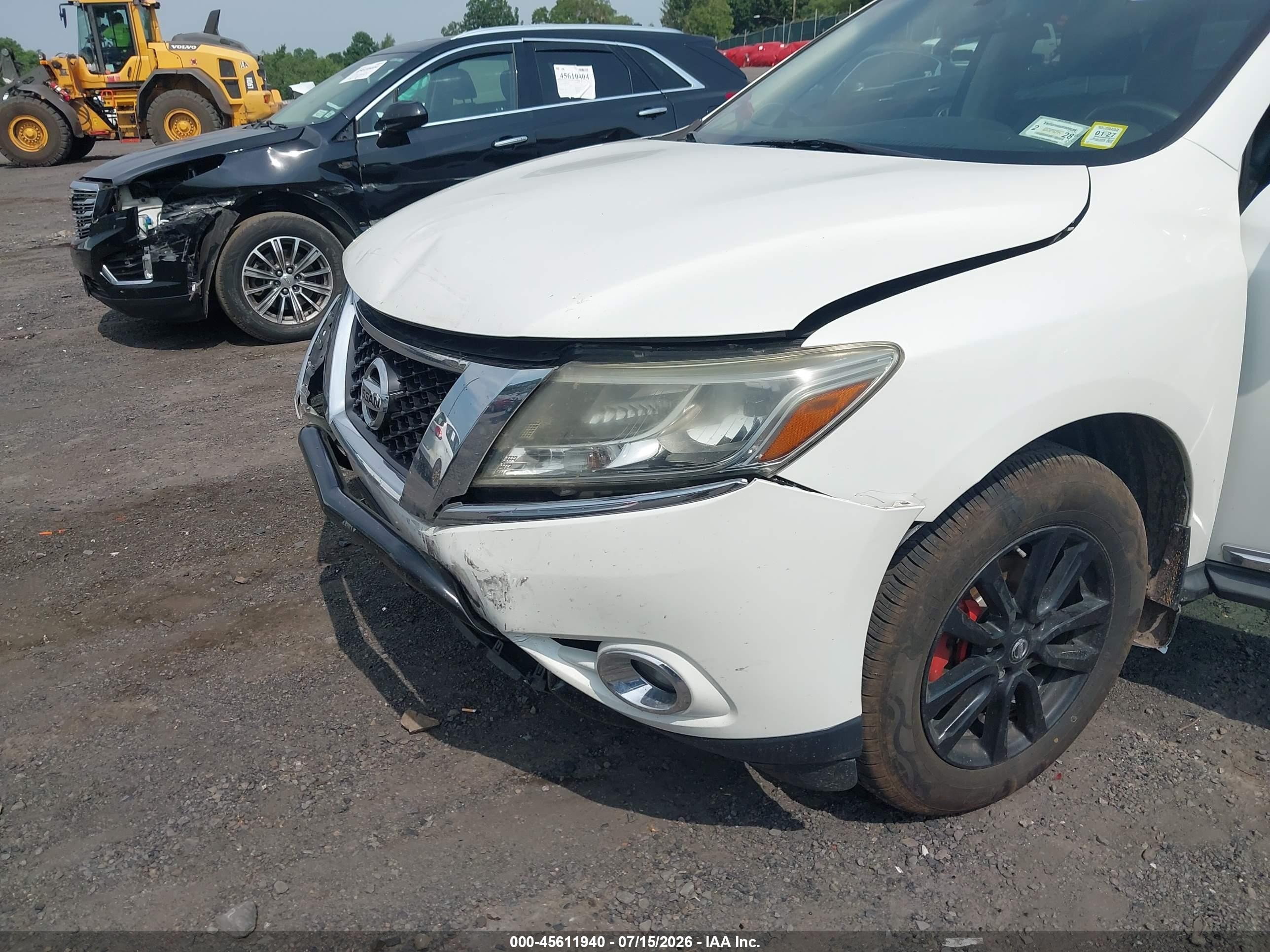 2014 Nissan Pathfinder Sl Белый vin: 5N1AR2MM2EC687972