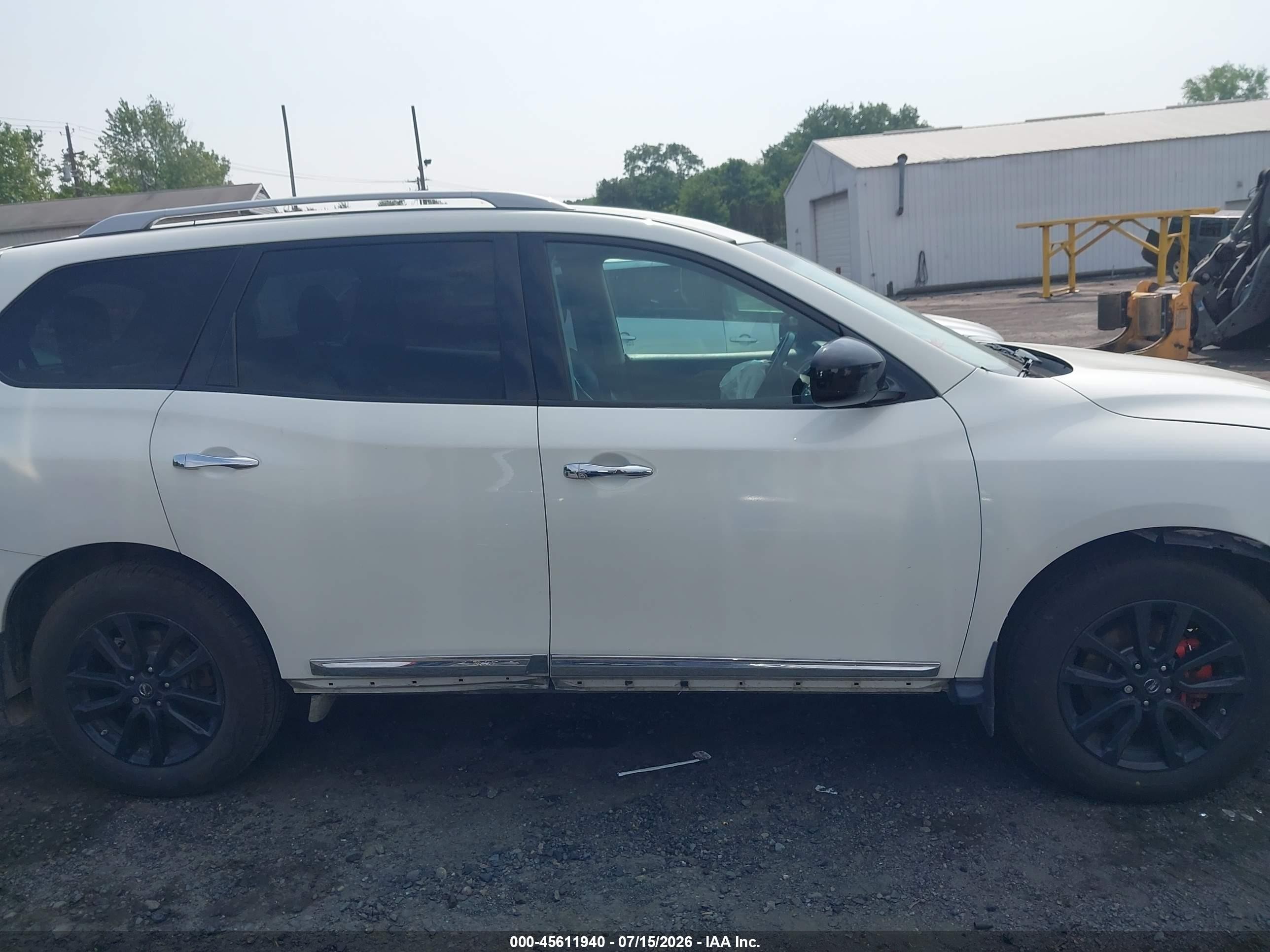 2014 Nissan Pathfinder Sl Белый vin: 5N1AR2MM2EC687972