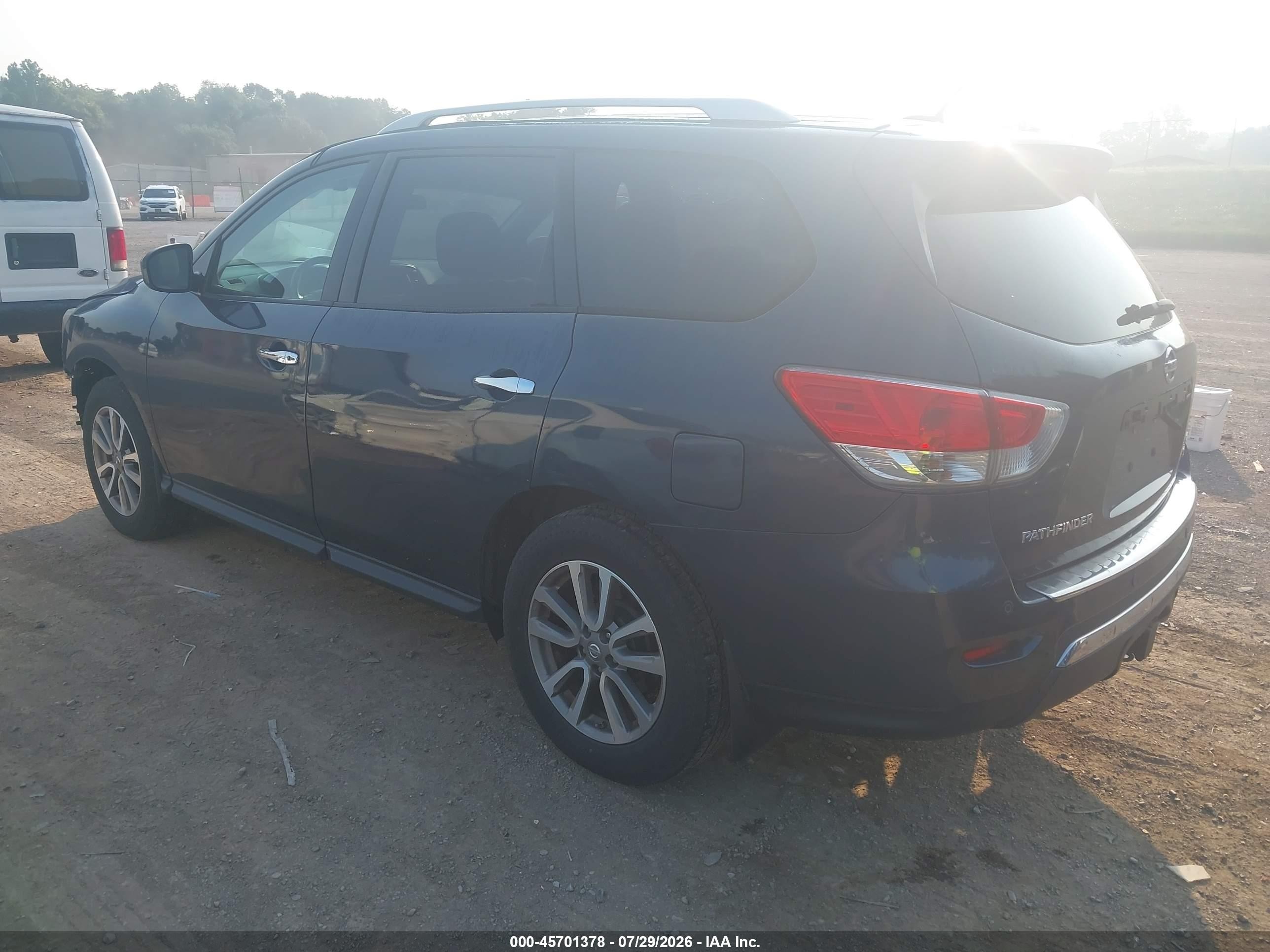 2014 Nissan Pathfinder Platinum/s/sl/sv Black vin: 5N1AR2MM2EC692198