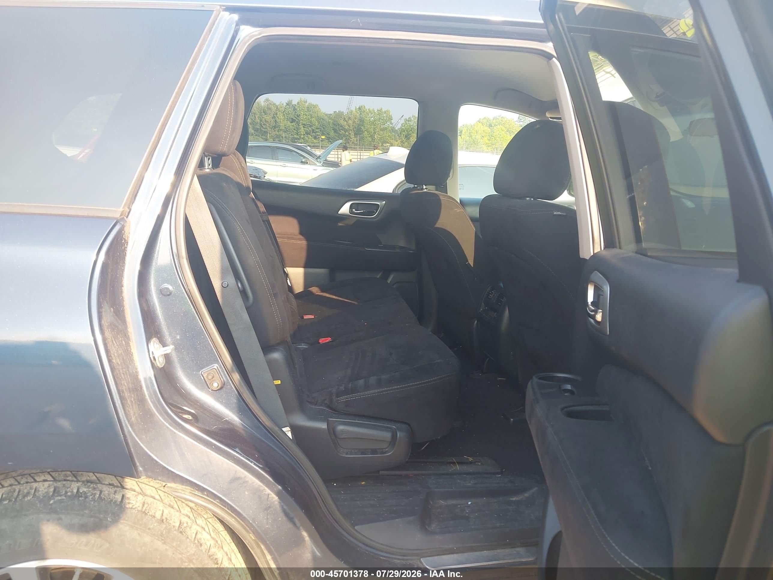 2014 Nissan Pathfinder Platinum/s/sl/sv Black vin: 5N1AR2MM2EC692198
