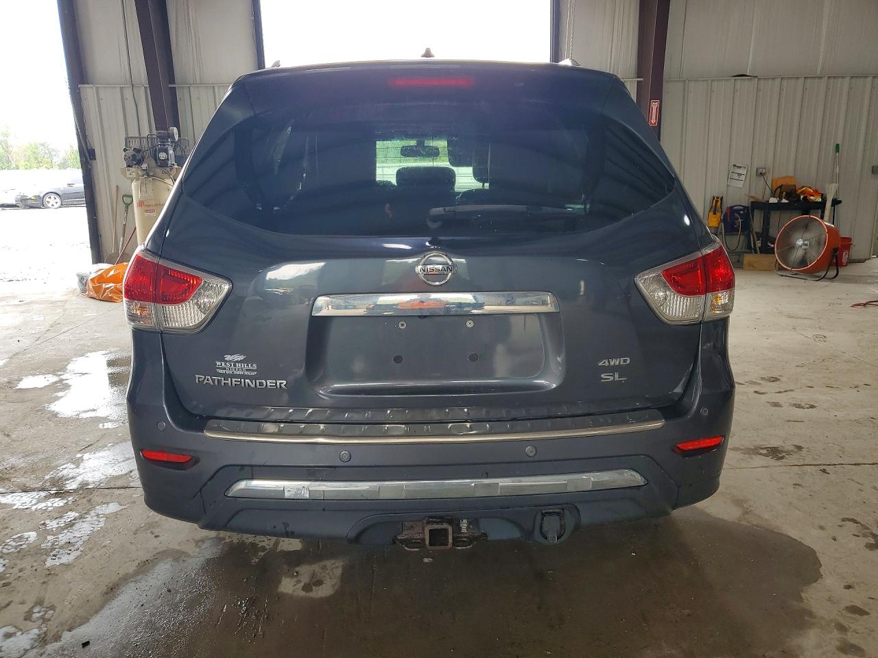 2014 Nissan Pathfinder Sl Blue vin: 5N1AR2MM2EC696364