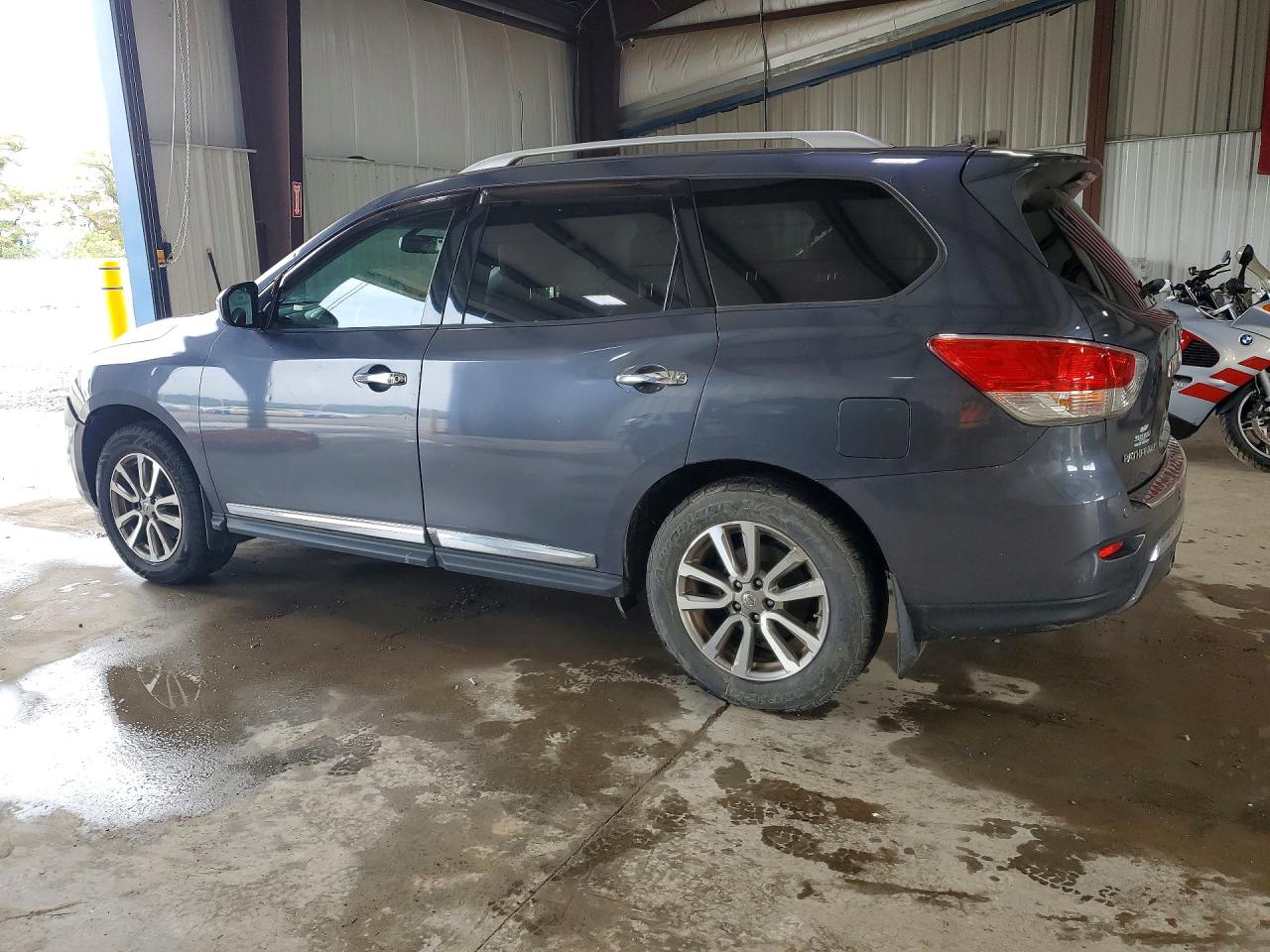 2014 Nissan Pathfinder Sl Blue vin: 5N1AR2MM2EC696364