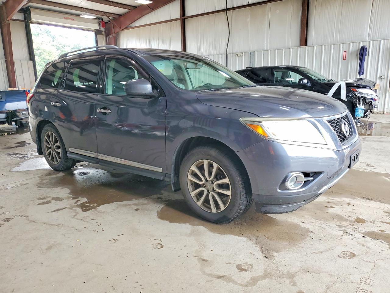 2014 Nissan Pathfinder Sl Синий vin: 5N1AR2MM2EC696364